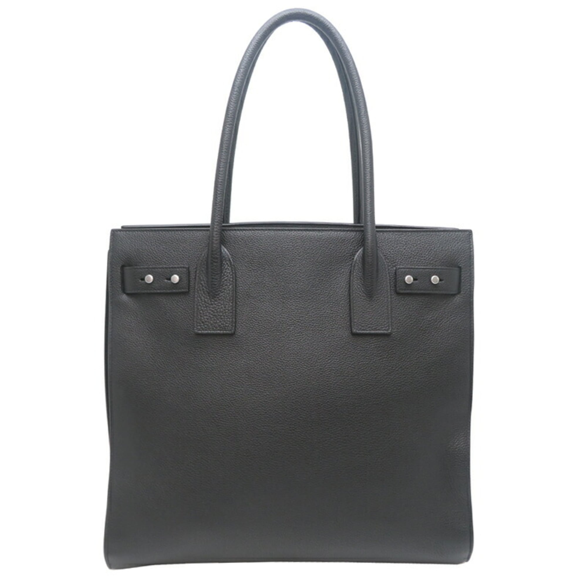Saint Laurent Black Leather Tote Bag (Pre-Owned)
