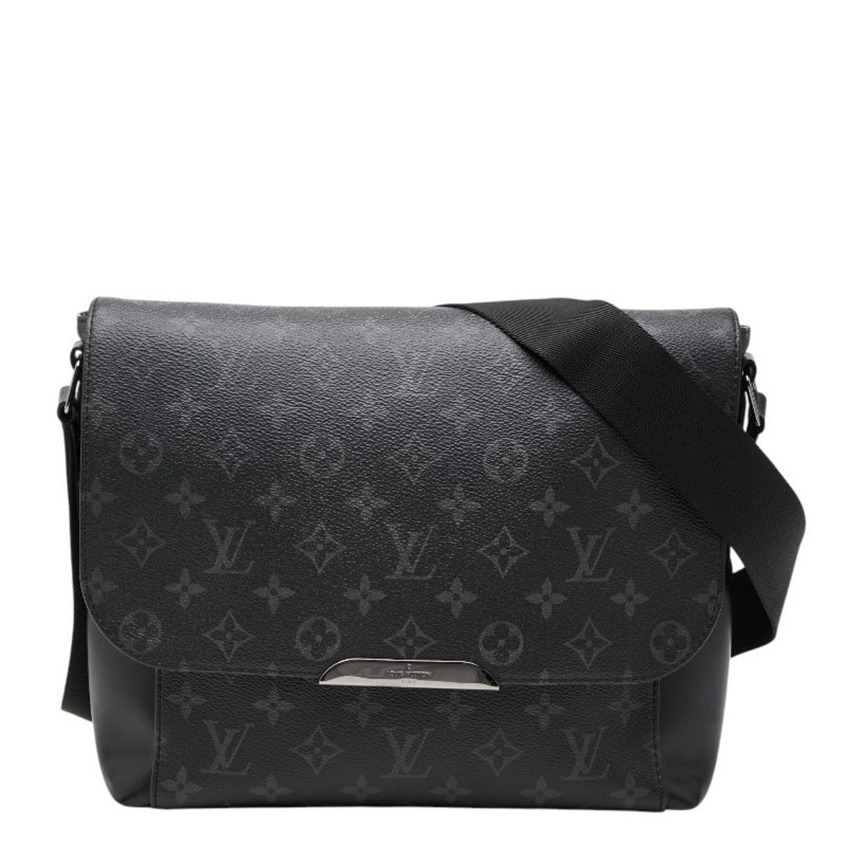 Louis Vuitton Black Pvc Leather Shoulder Bag (Pre-Owned)