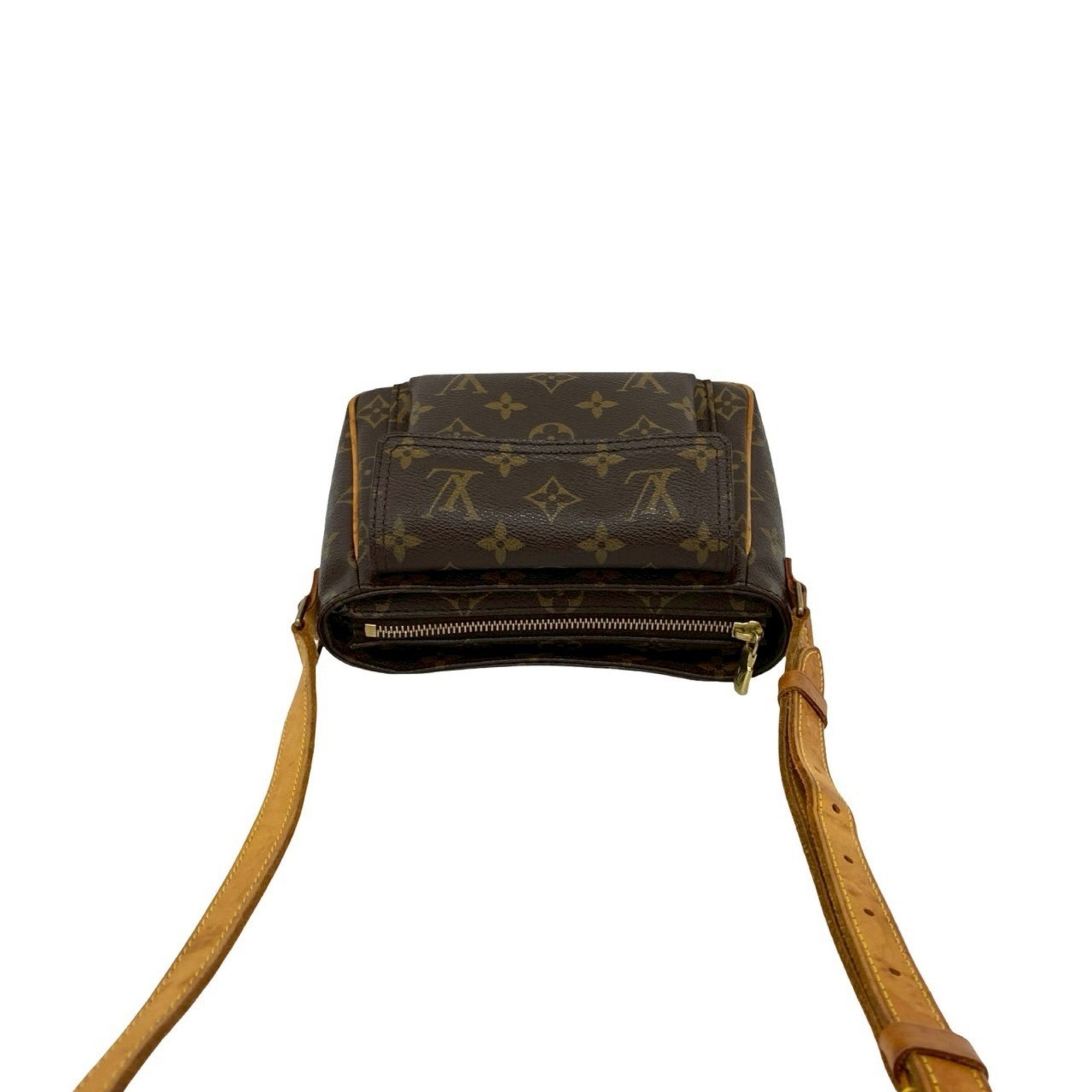 Louis Vuitton Brown Leather Pvc Pochette Shoulder Bag (Pre-Owned)
