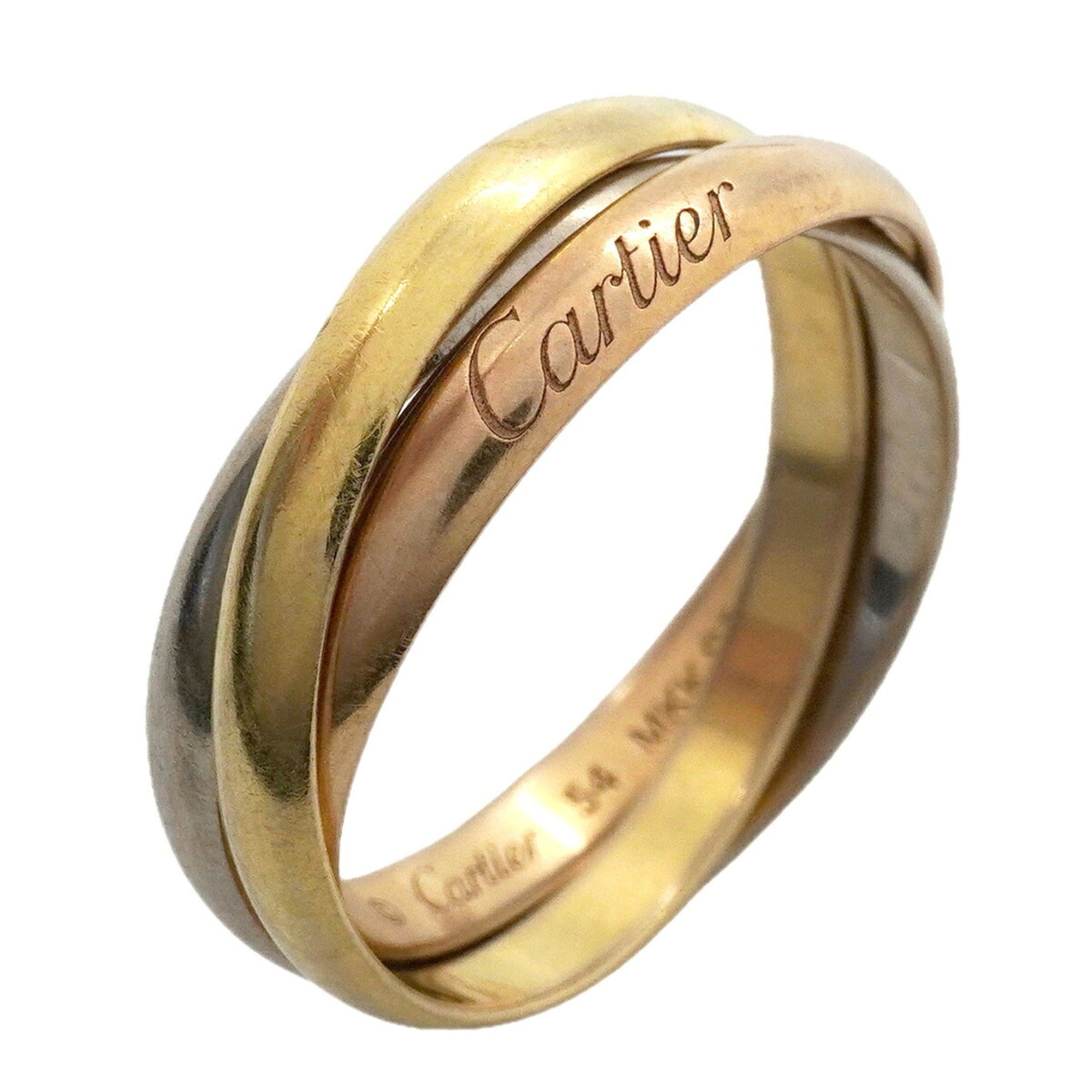 Cartier Yellow Gold (18K) Pink Gold (18K) White Gold (18K) Band Ring (Pre-Owned)