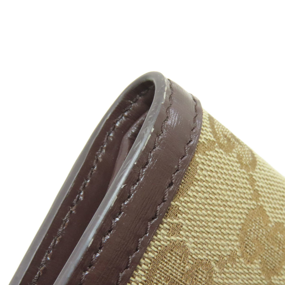Gucci Brown Canvas Wallet (Bi-Fold) (Pre-Owned)