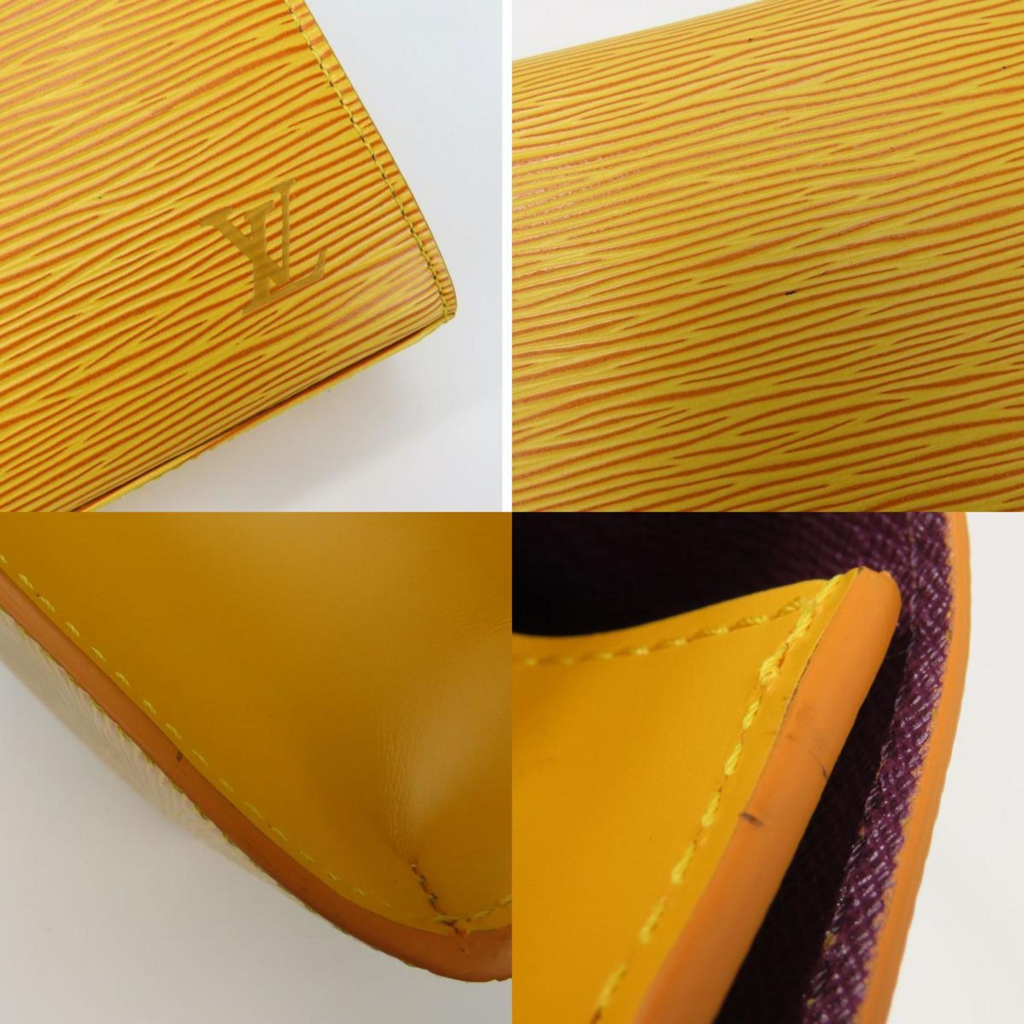 Louis Vuitton Epi Yellow Epi Leather Handbag (Pre-Owned)