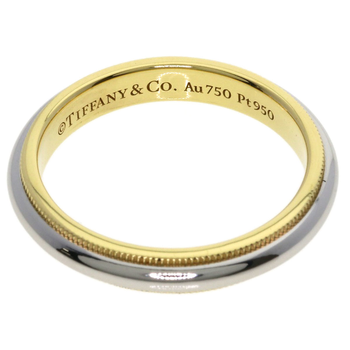 Tiffany Yellow Gold (18K) Platinum 950 Band Ring (Pre-Owned)