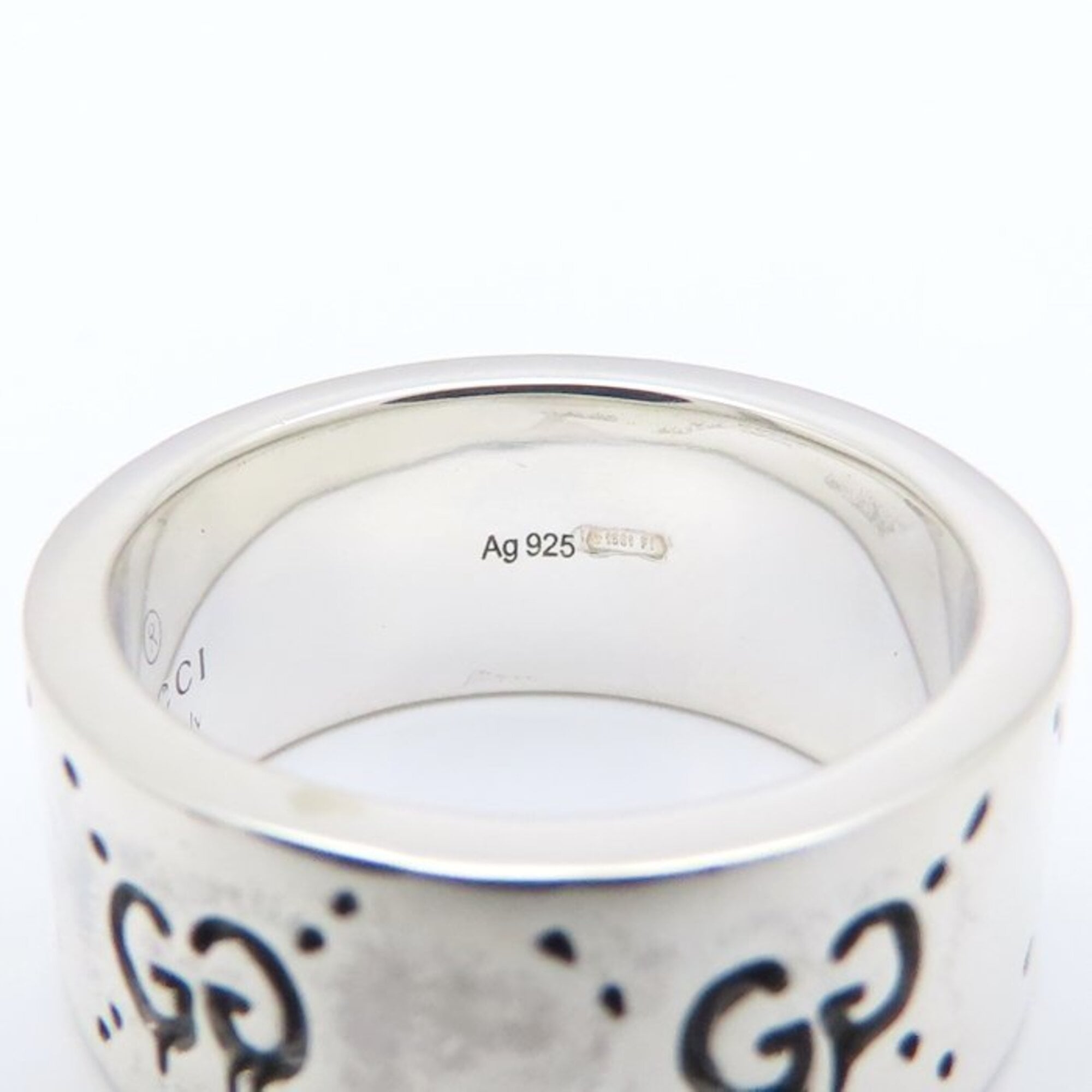 Gucci Silver 925 Band Ring (Pre-Owned)