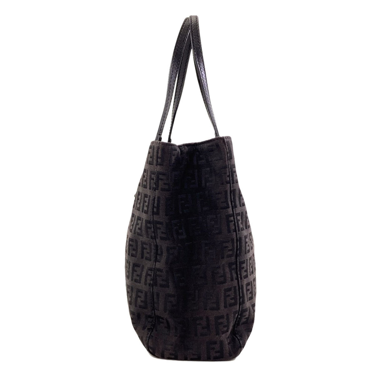 Fendi Black Canvas Handbag (Pre-Owned)