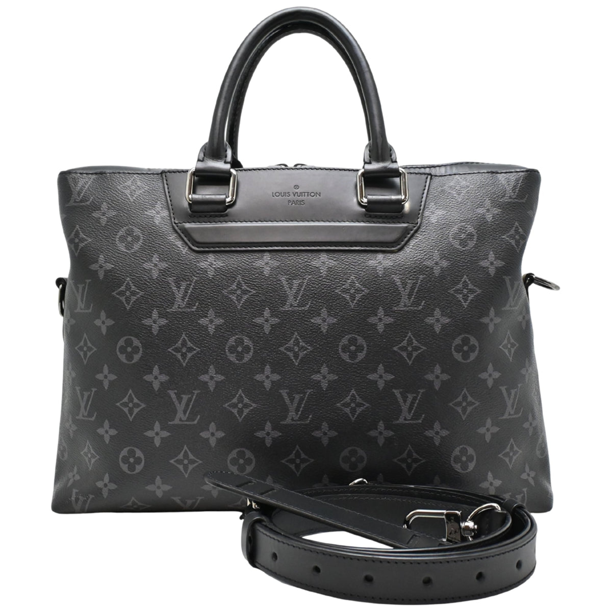 Louis Vuitton Black Monogram Eclipse Briefcase (Pre-Owned)