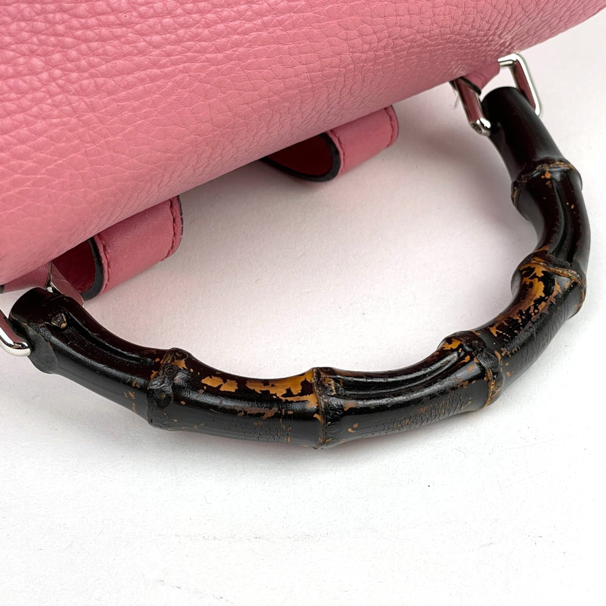 Gucci Pink Leather Backpack (Pre-Owned)