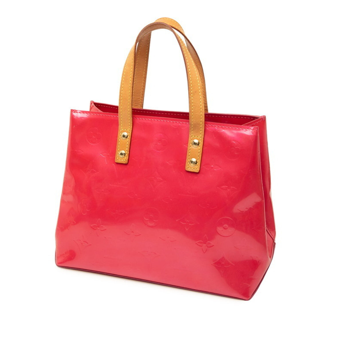 Louis Vuitton Monogram Vernis Pink Patent Leather Handbag (Pre-Owned)