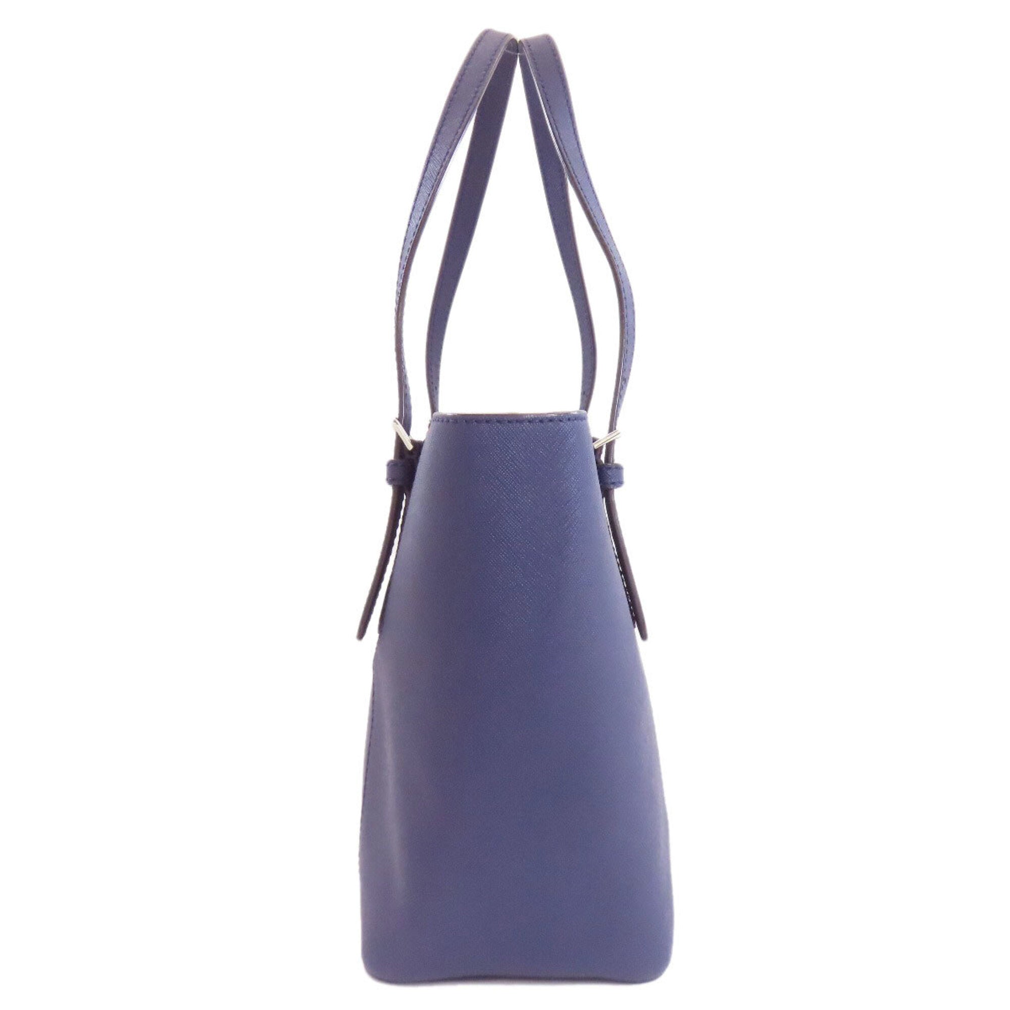 Bally Blue Leather Handbag (Pre-Owned)
