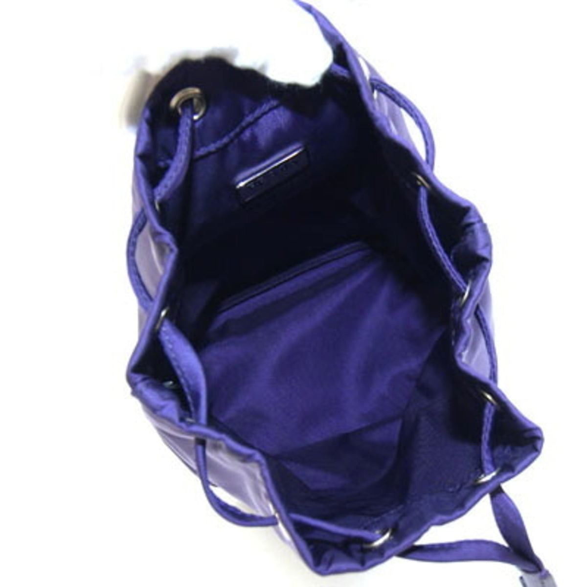 Prada Purple Nylon Leather Pouch (Pre-Owned)