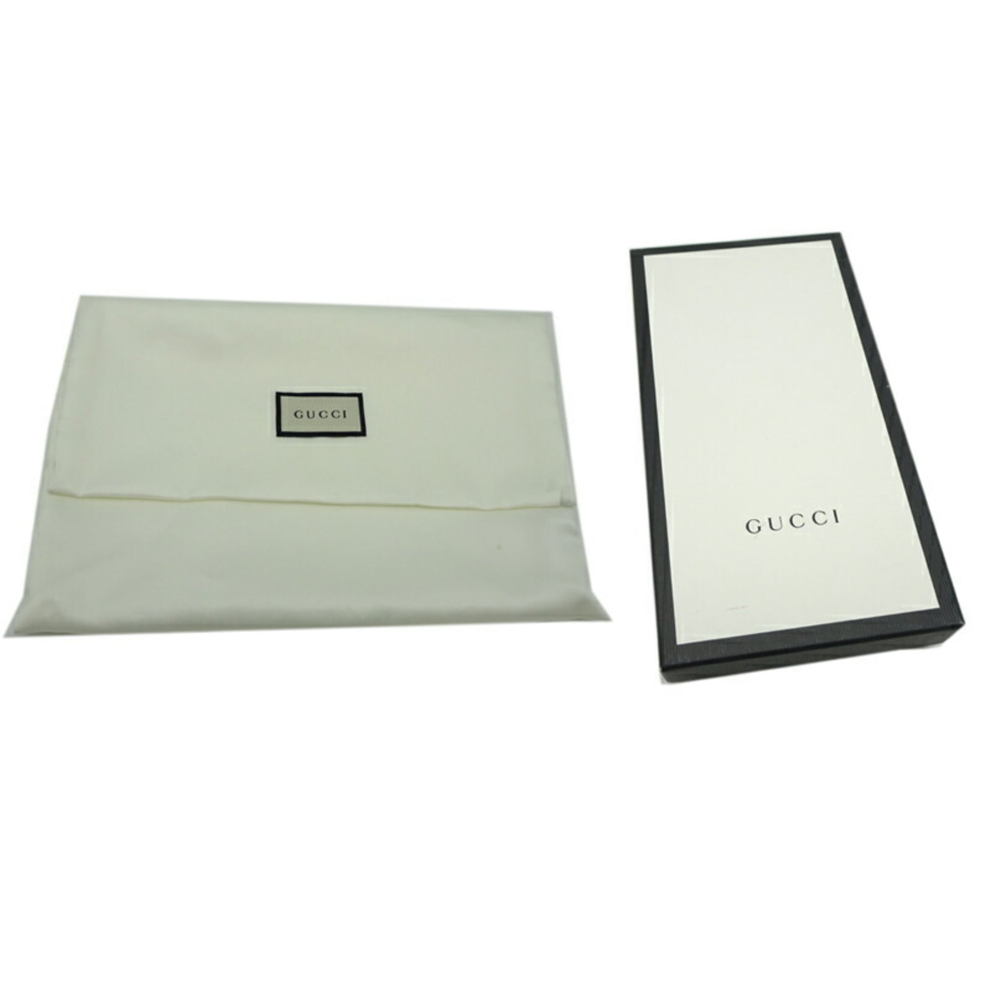 Gucci Beige Green Khaki Red Color Gg Supreme Long Bill Wallet (Bi-Fold) (Pre-Owned)