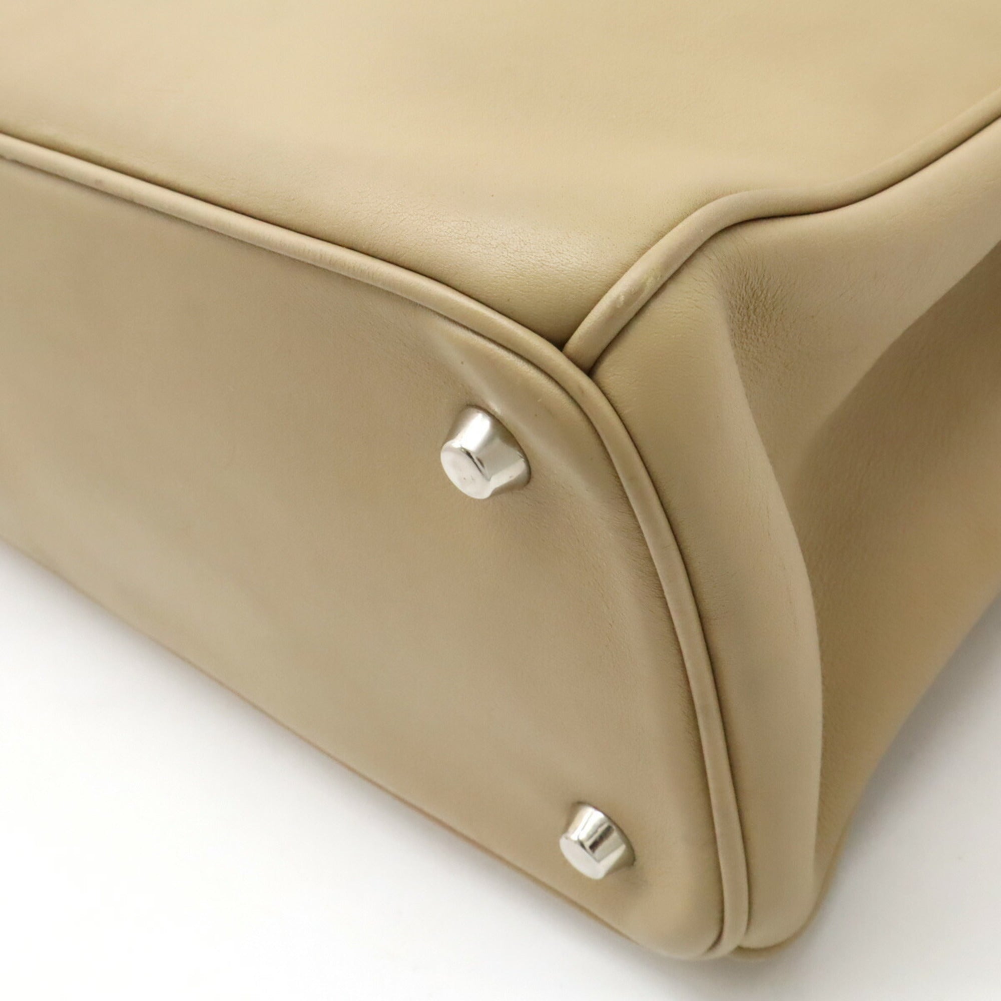 Christian Dior Diorissimo Beige Purple Handbag Pouch Shoulder Bag Tote Bag (Pre-Owned)