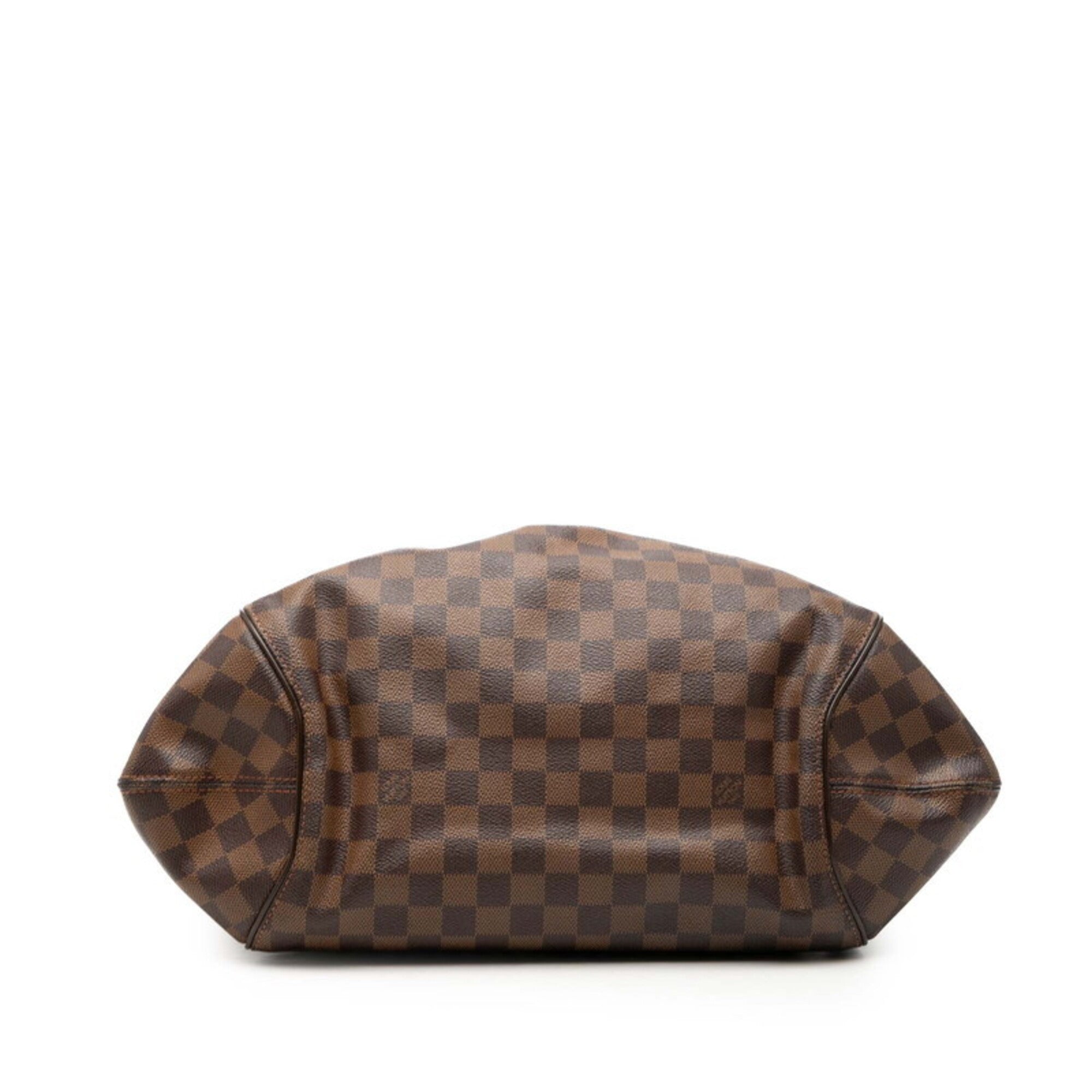Louis Vuitton Brown Pvc Leather Shoulder Bag Tote Bag (Pre-Owned)