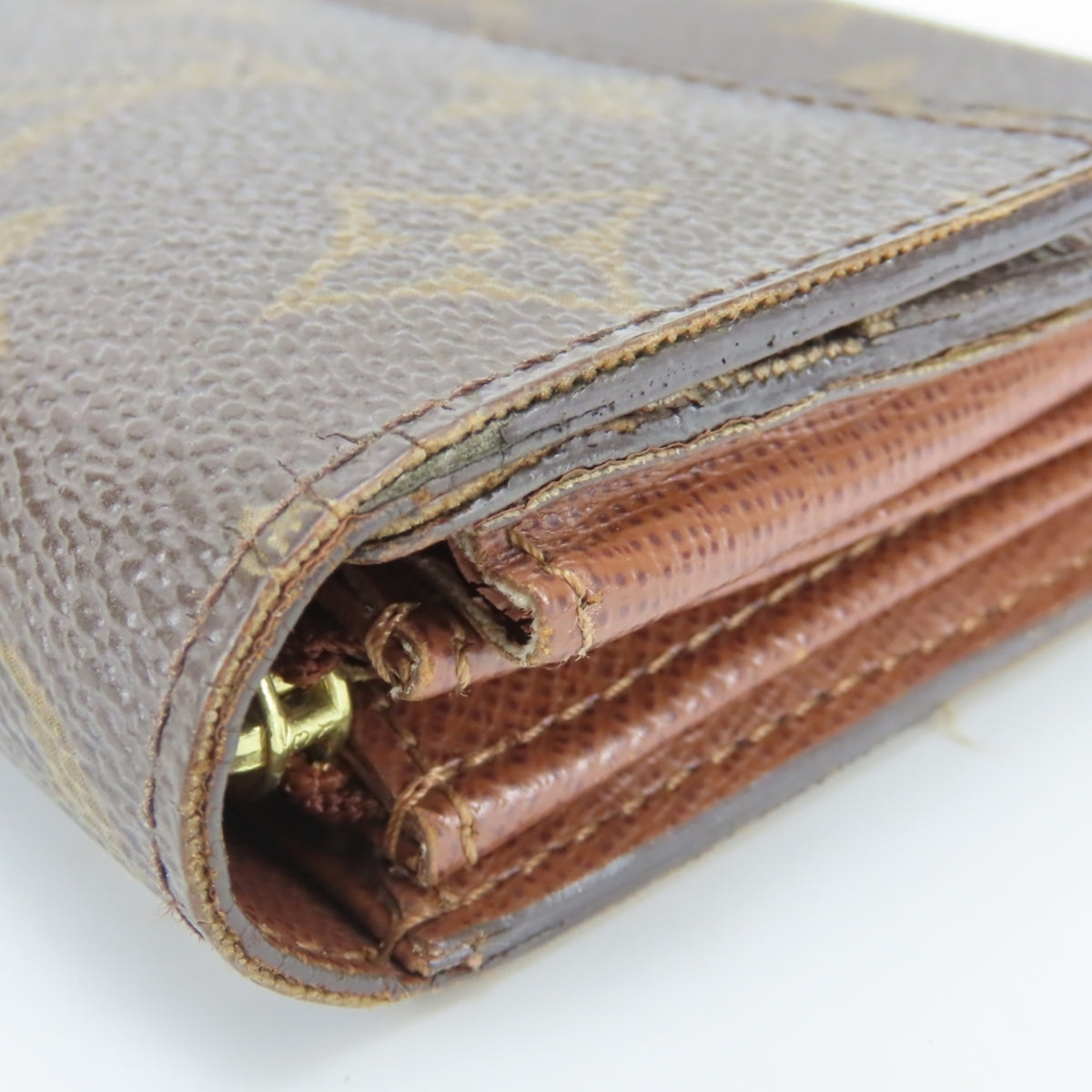 Louis Vuitton Monogram Brown Monogram Long Wallet (Bi-Fold) (Pre-Owned)