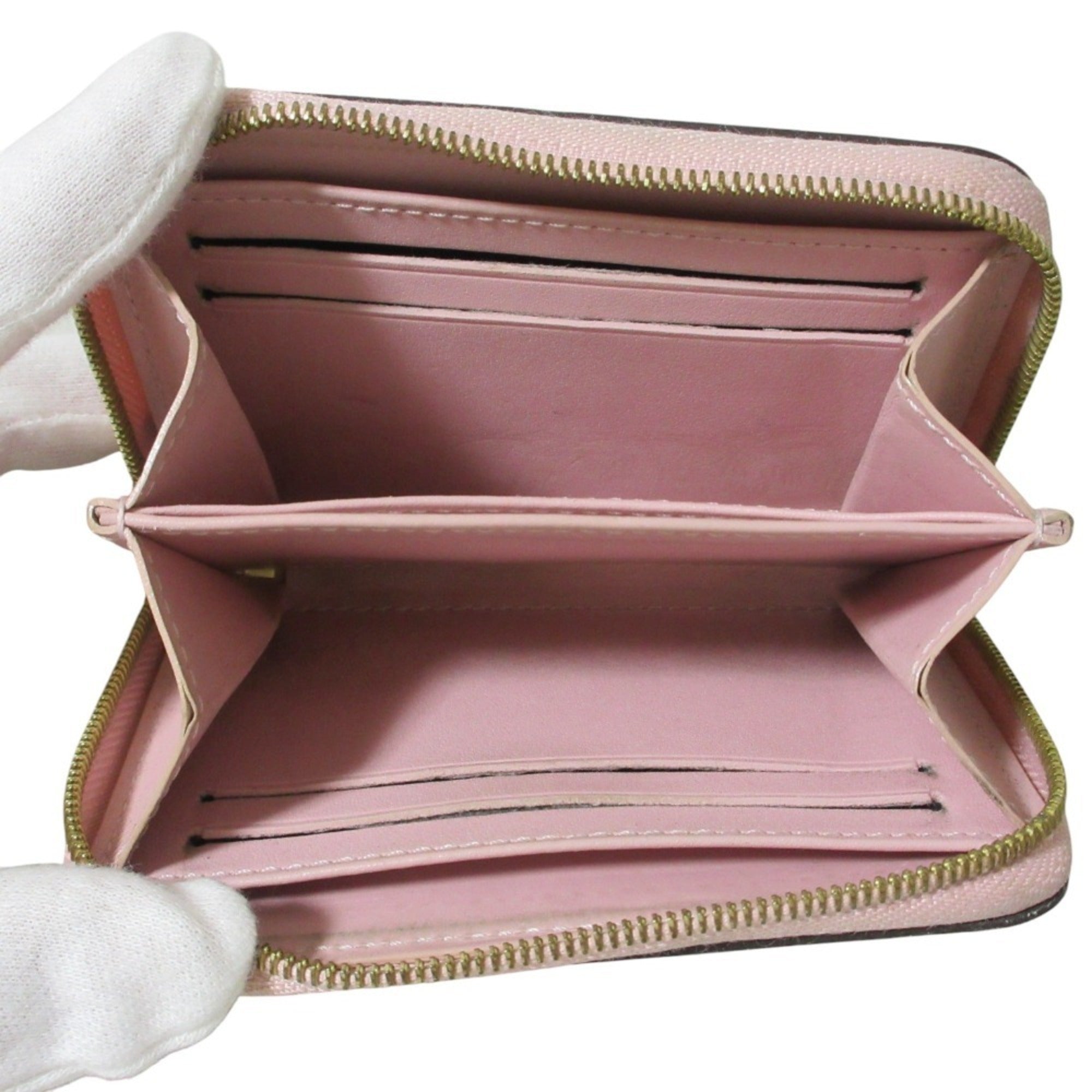 Louis Vuitton Monogram Vernis Beige Monogram Vernis Coin Purse/Coin Case (Pre-Owned)