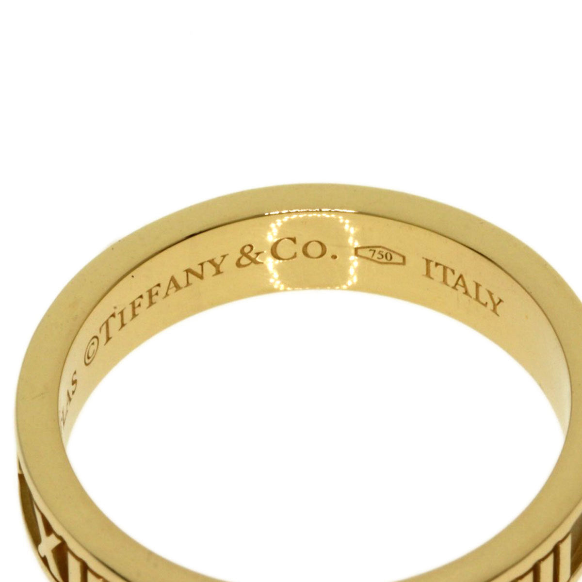 Tiffany Atlas Yellow Gold (18K) Band Ring (Pre-Owned)