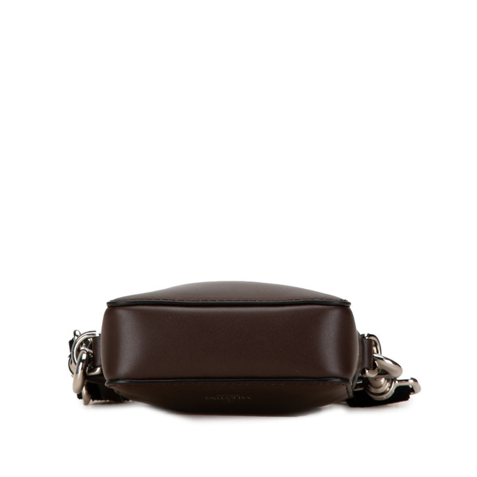 Valentino Brown Leather Shoulder Bag (Pre-Owned)