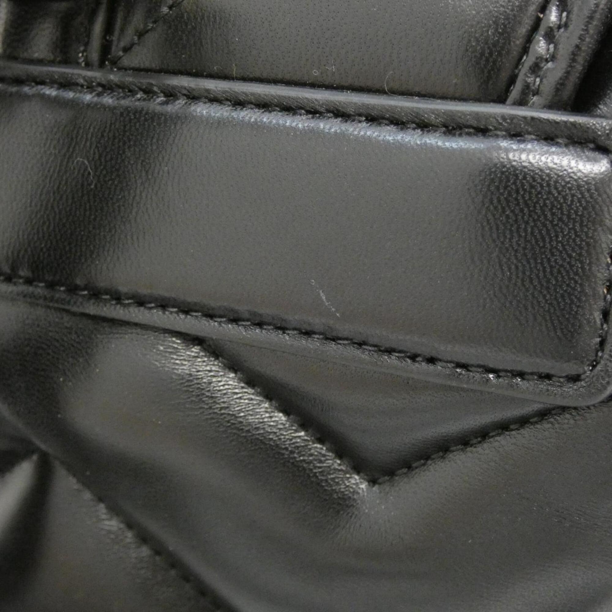 Gucci Black Quilting Leather Backpack (Pre-Owned)