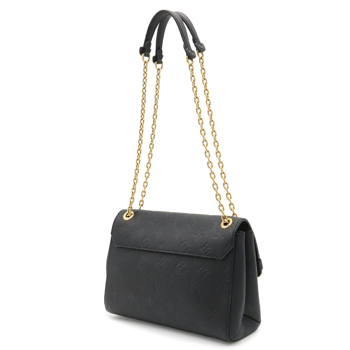 Louis Vuitton Black Noir Monogram Empreinte Shoulder Bag (Pre-Owned)