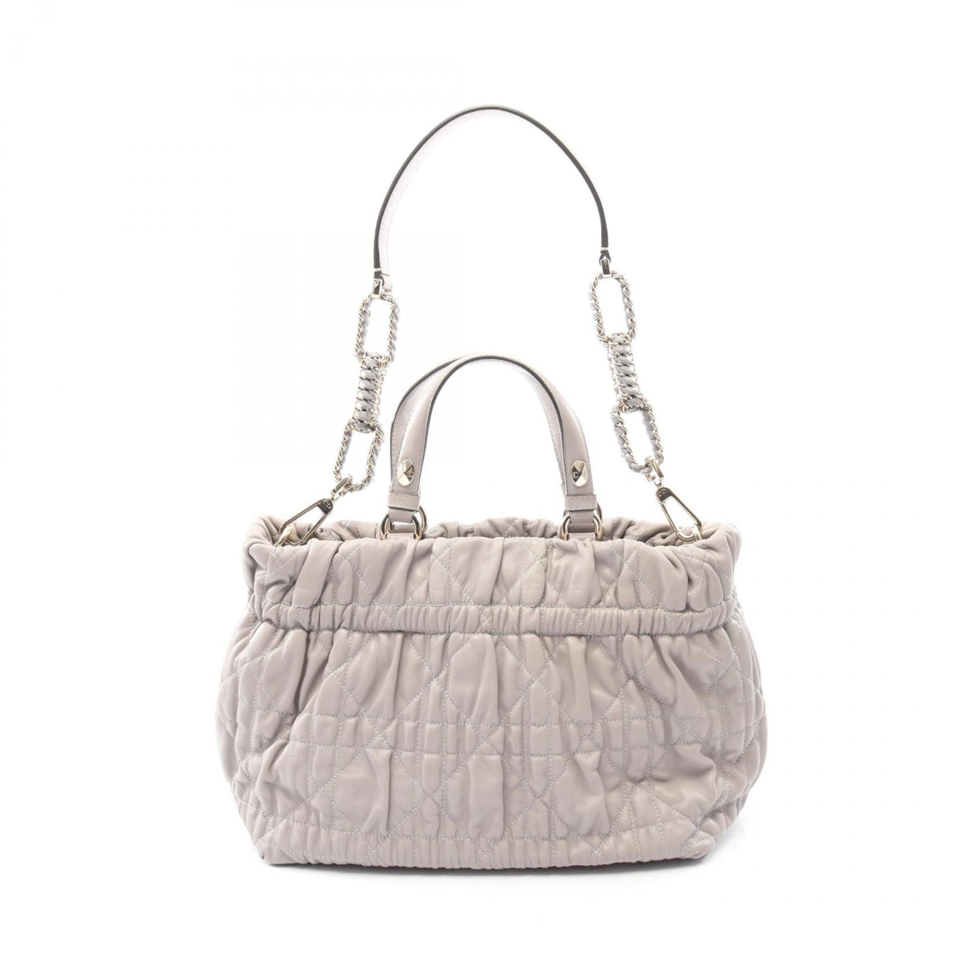 Christian Dior Purple Leather Handbag (Pre-Owned)