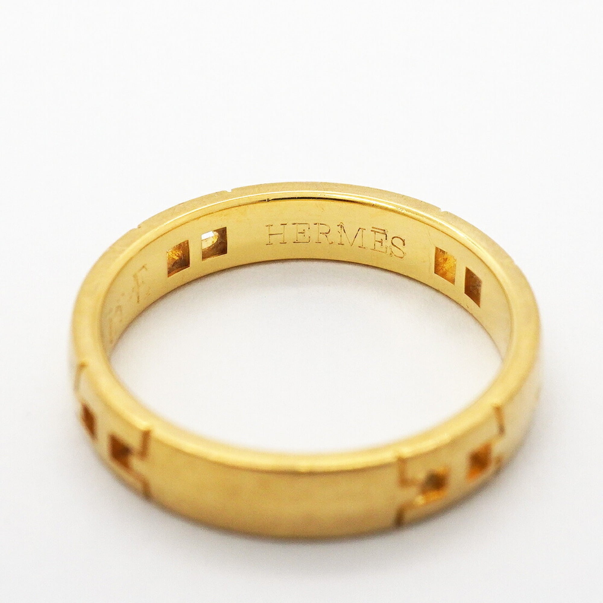 Hermes Yellow Gold (18K) Band Ring (Pre-Owned)