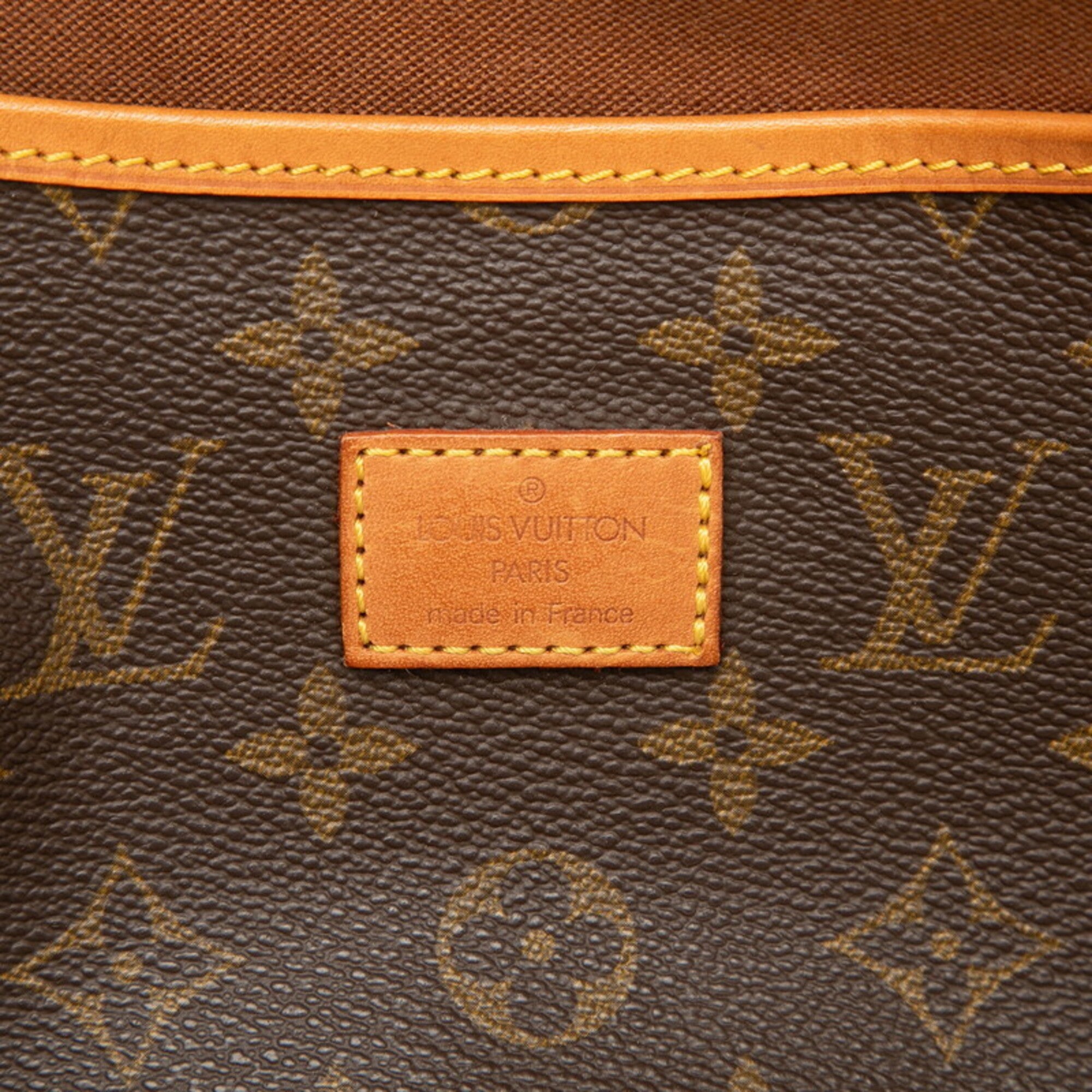 Louis Vuitton Brown Pvc Leather Shoulder Bag (Pre-Owned)