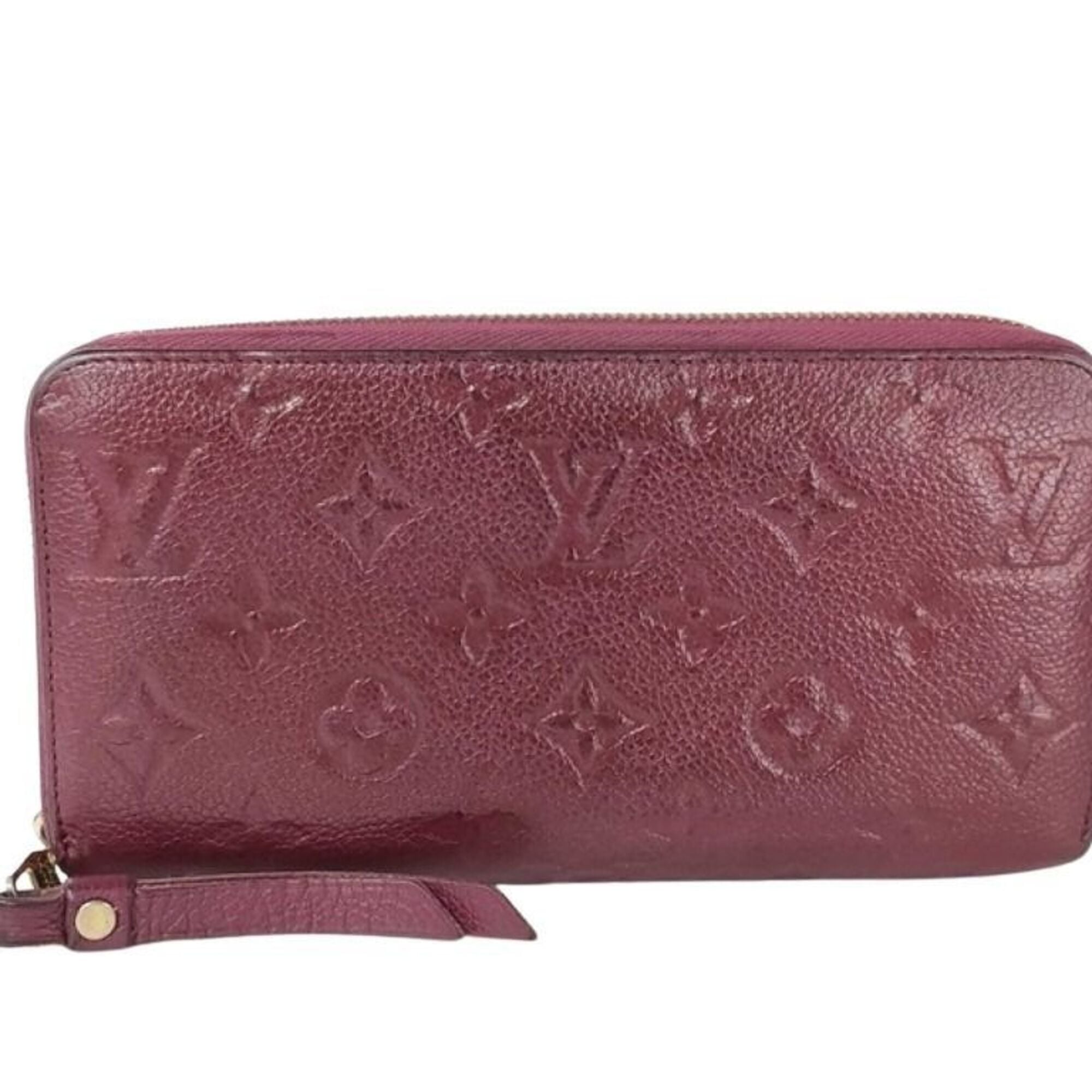 Louis Vuitton Monogram Empreinte Purple Raisin Monogram Empreinte Long Wallet (Bi-Fold) (Pre-Owned)