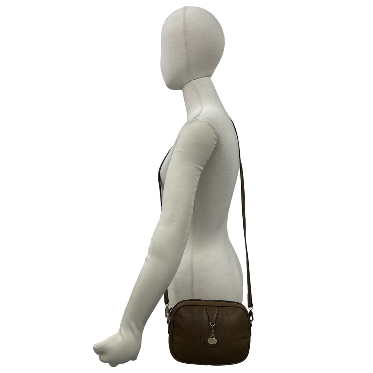 Gucci Brown Leather Shoulder Bag (Pre-Owned)