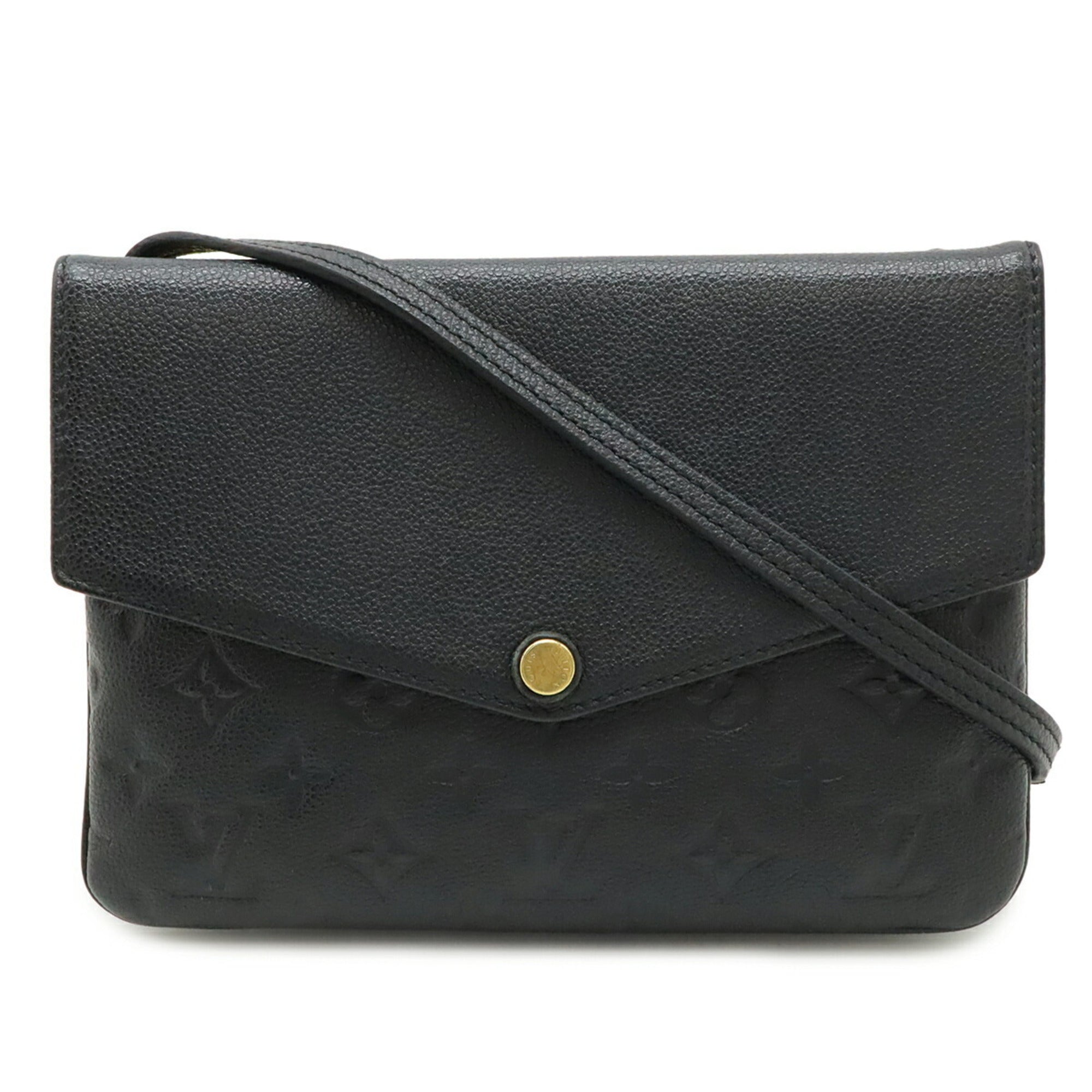 Louis Vuitton Monogram Empreinte Black Noir Monogram Empreinte Shoulder Bag (Pre-Owned)
