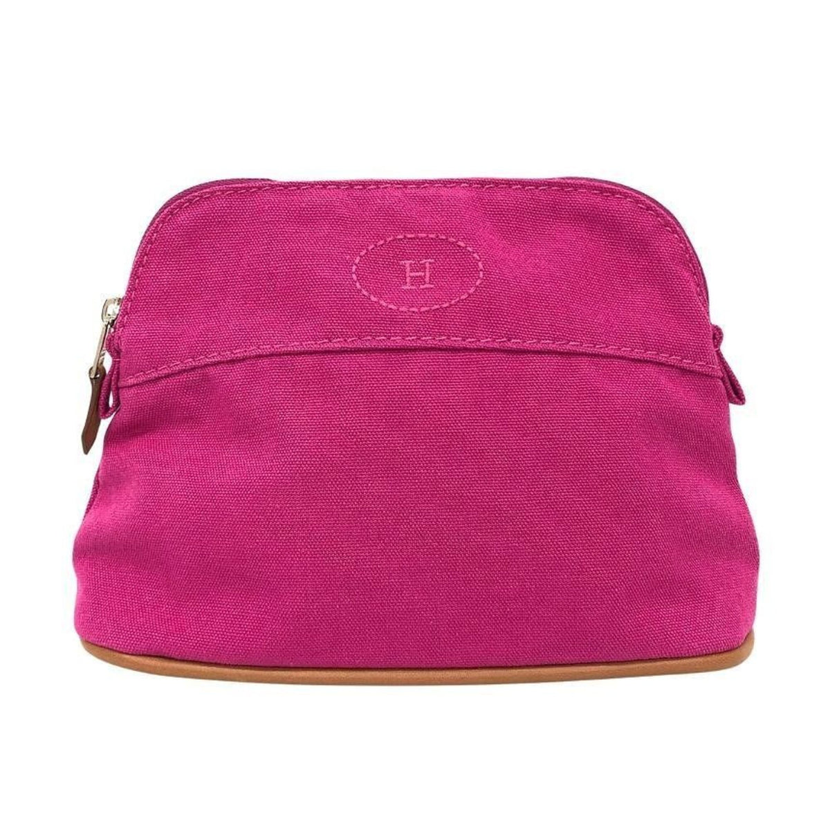 Hermes Orange Pink Cotton Pouch (Pre-Owned)