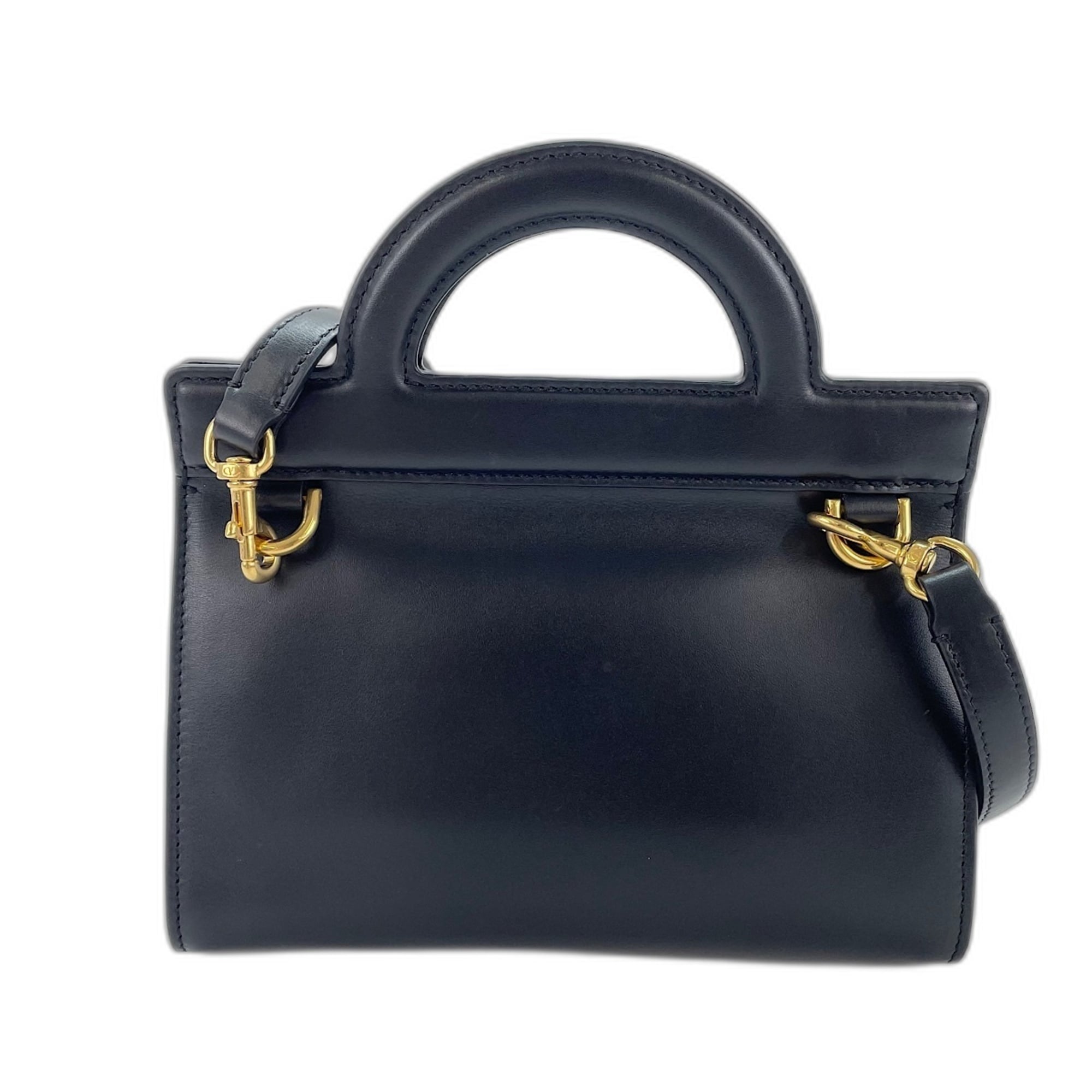 Valentino Black Handbag Shoulder Bag (Pre-Owned)