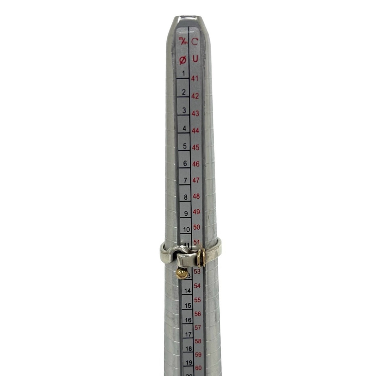 Tiffany Gold Silver Yellow Gold (18K) Silver 925 Band Ring (Pre-Owned)