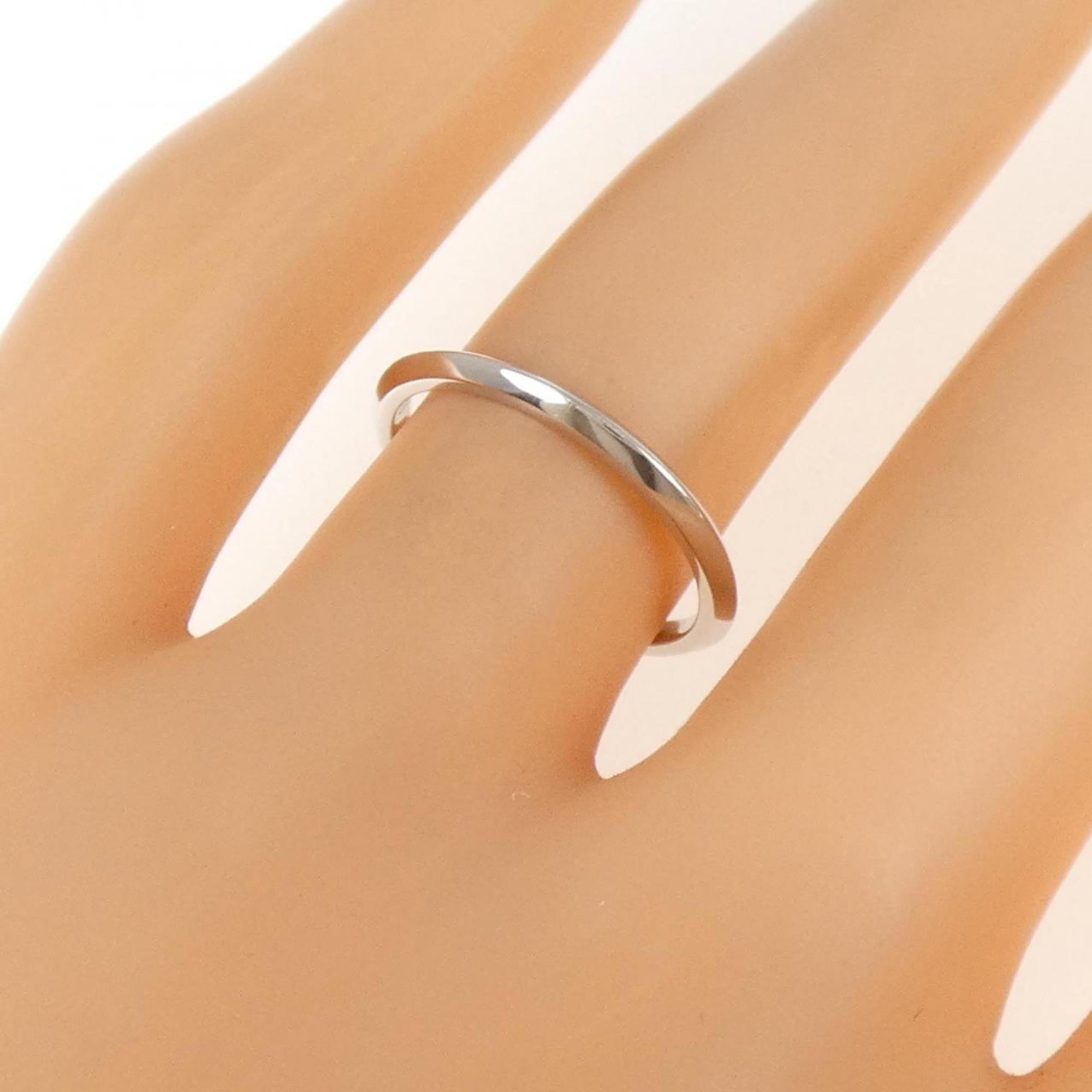 Tiffany Platinum Platinum 950 Band Ring (Pre-Owned)
