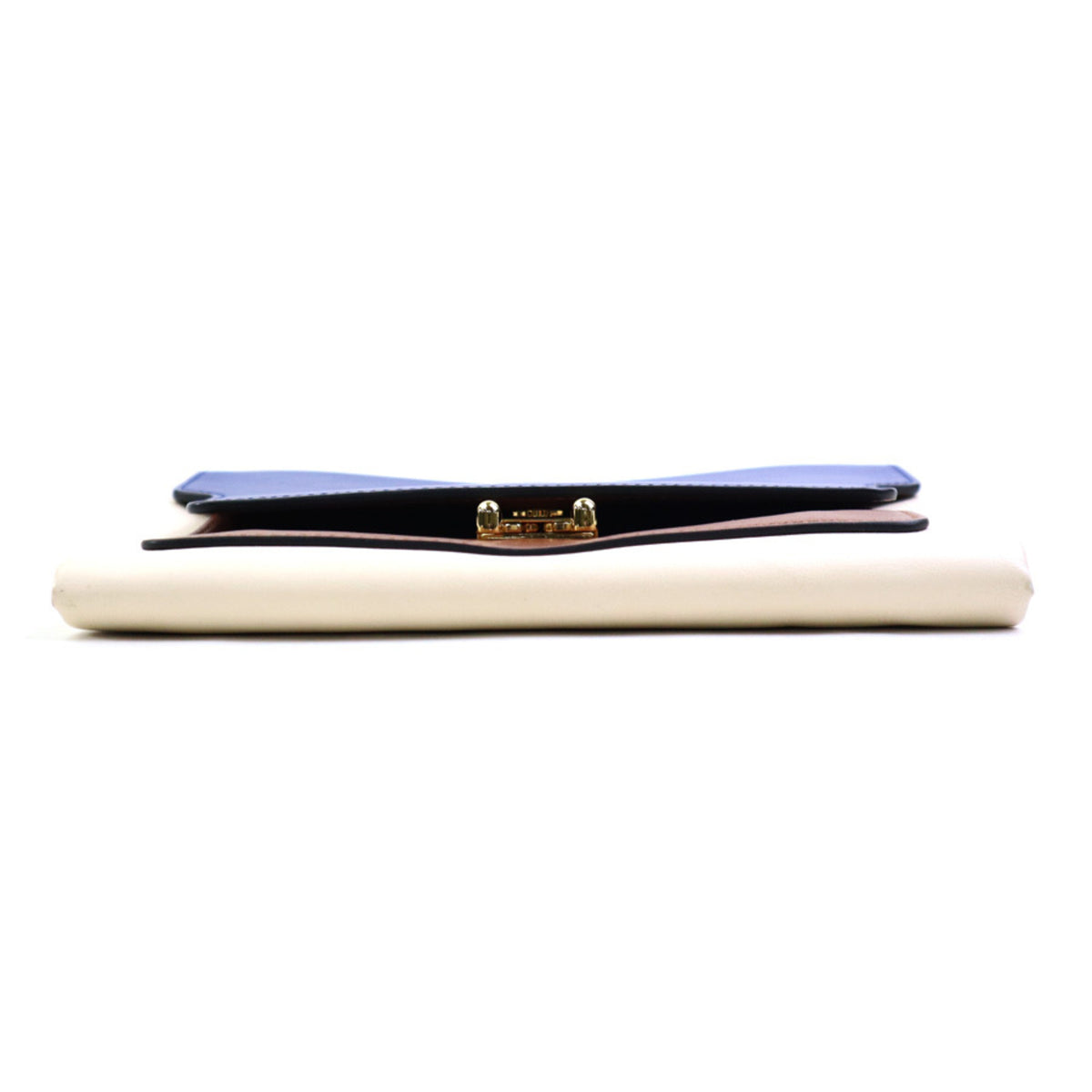 Marni Blue Brown Ivory Shoulder Bag (Pre-Owned)