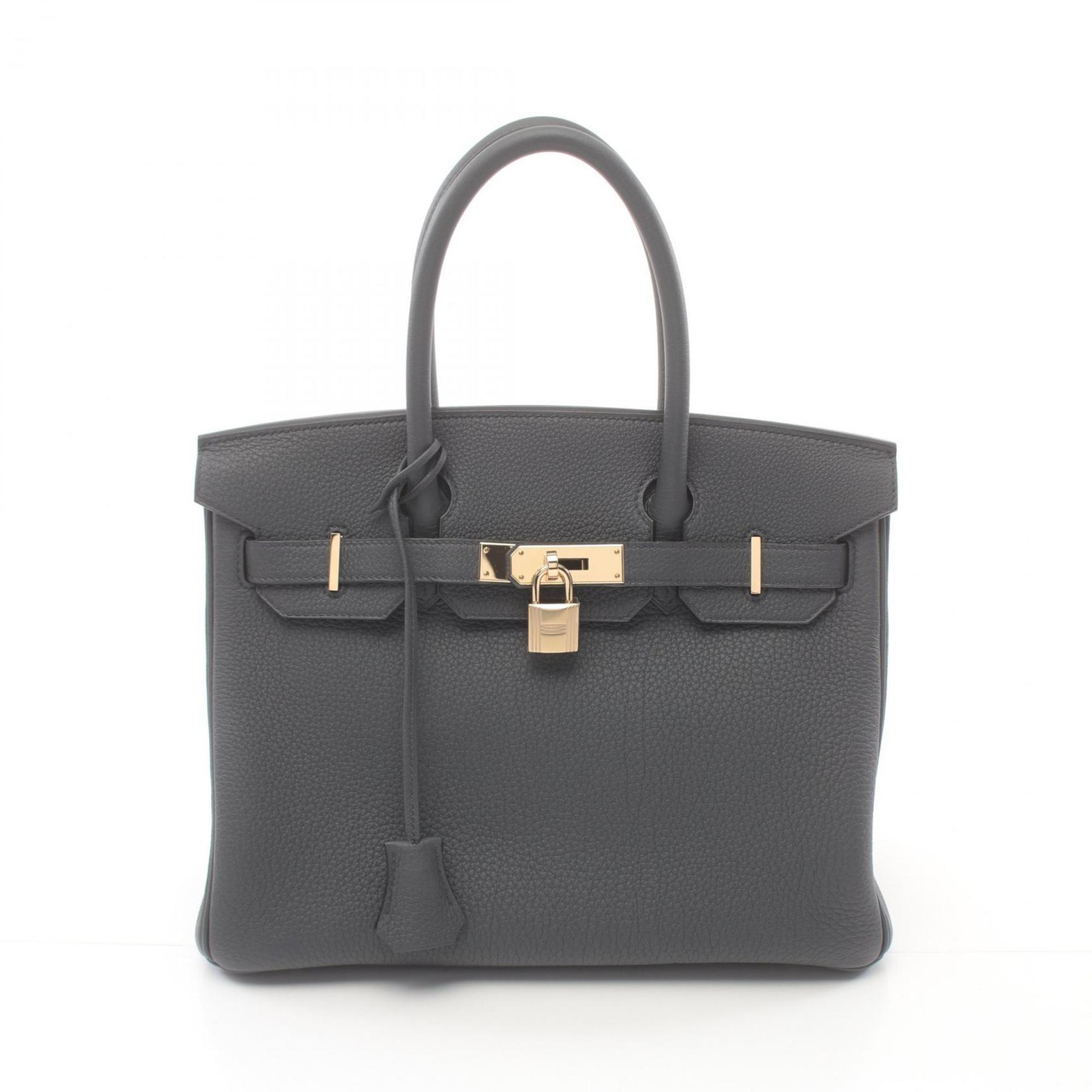 Hermes Birkin Gray Togo Leather Handbag (Pre-Owned)