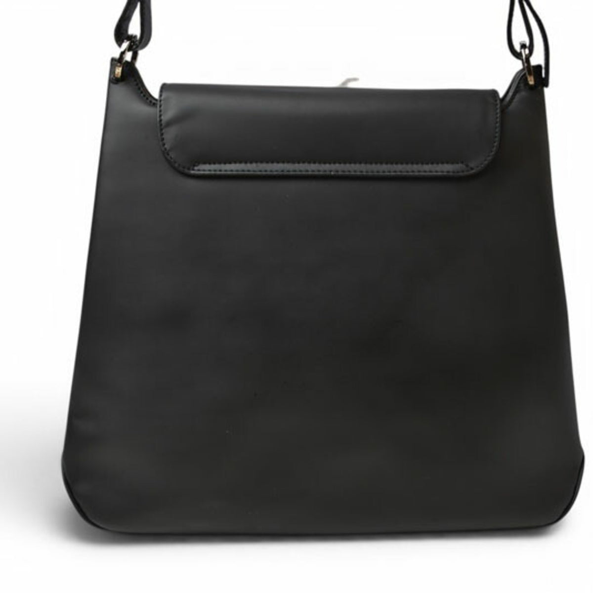 Salvatore Ferragamo Black Leather Shoulder Bag Tote Bag (Pre-Owned)