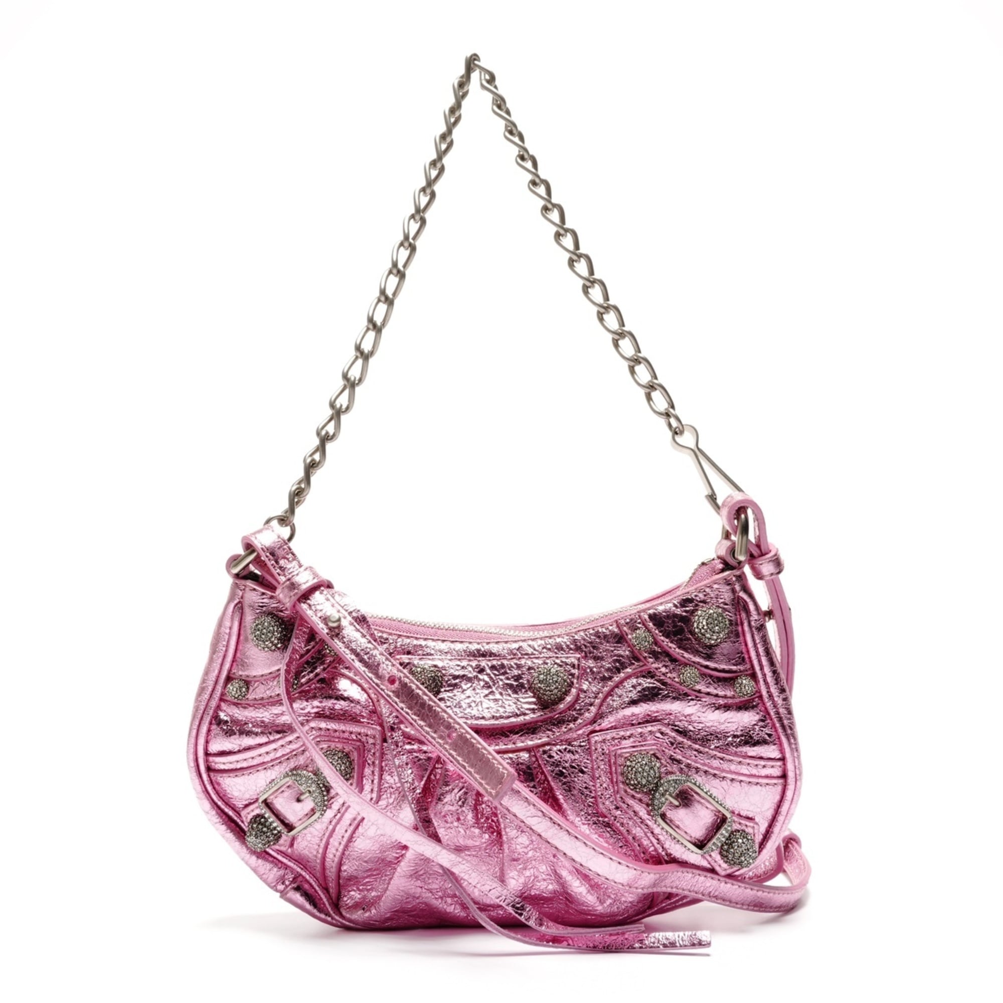 Balenciaga Metallic Pink Shoulder Bag (Pre-Owned)