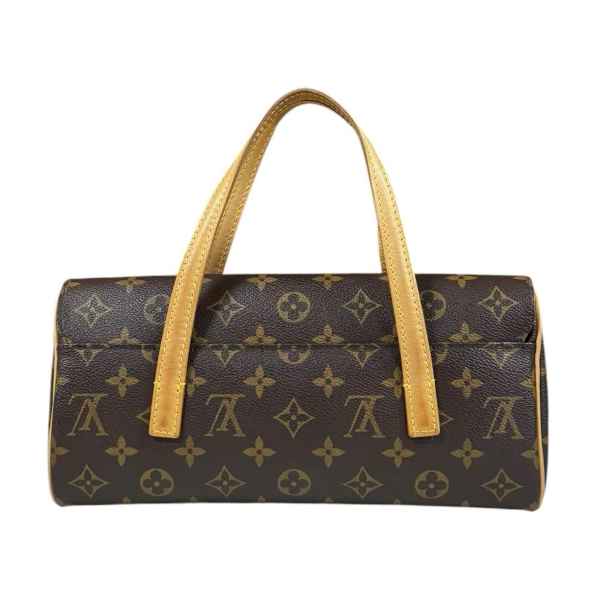 Louis Vuitton Brown Monogram Canvas Handbag (Pre-Owned)