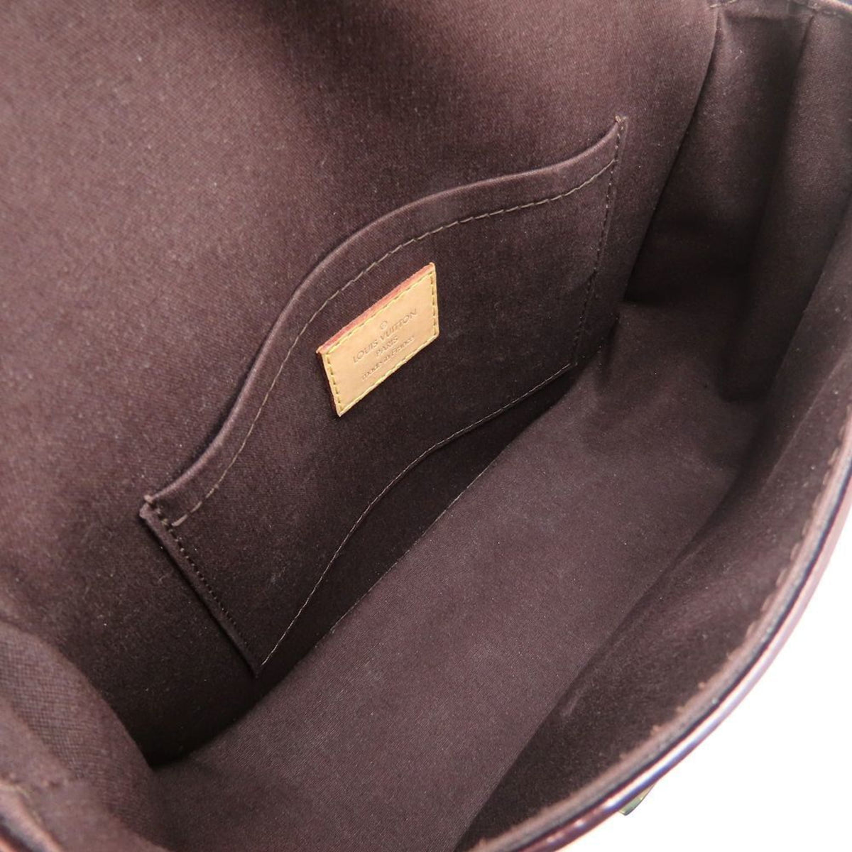 Louis Vuitton Amarante Vernis Patent Leather Shoulder Bag (Pre-Owned)