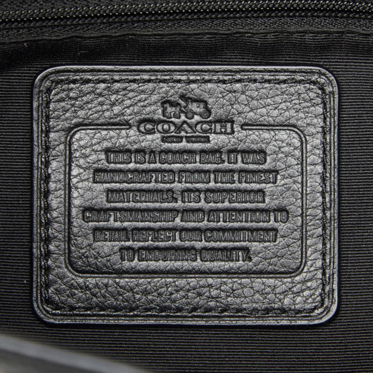 Coach Black Leather Backpack (Pre-Owned)
