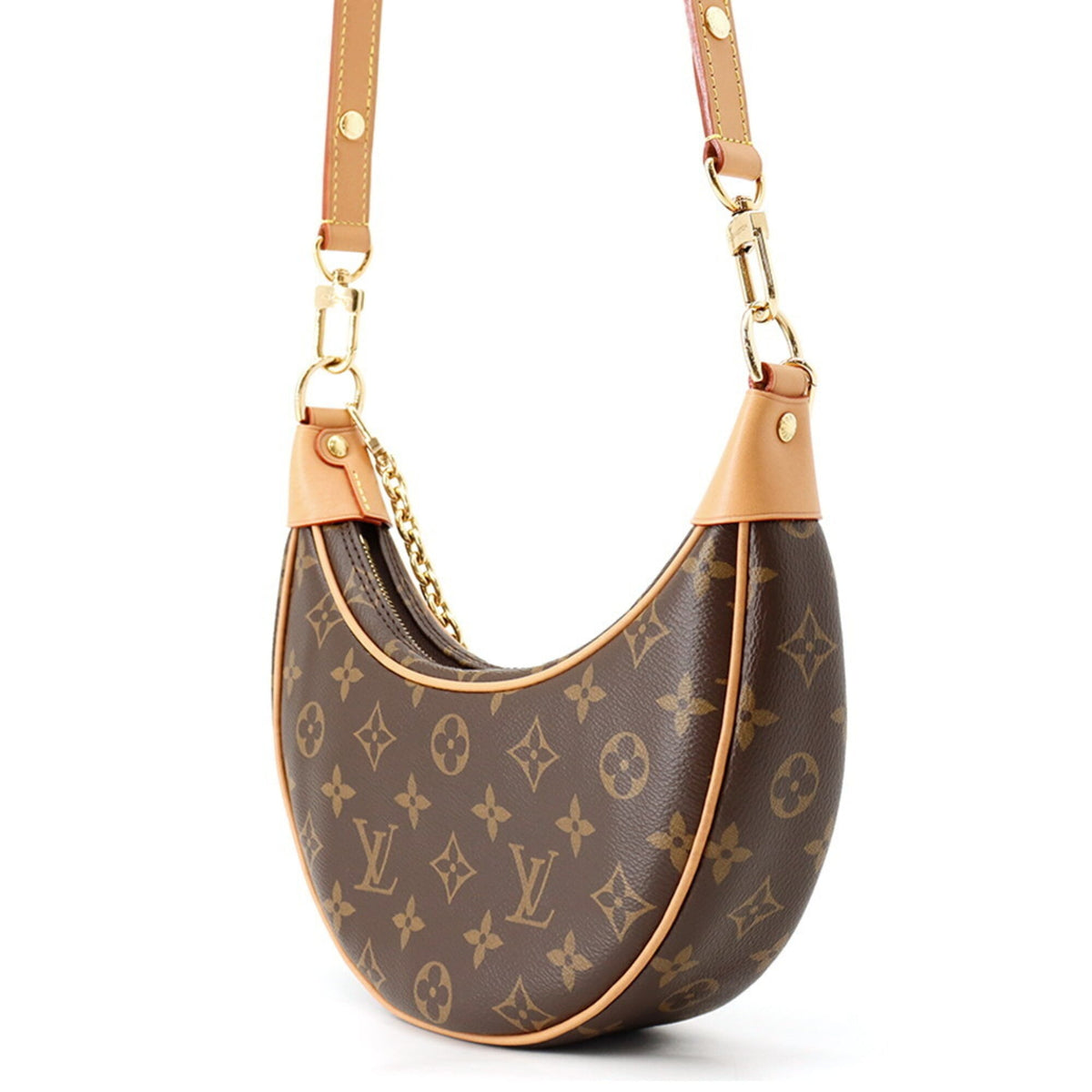 Louis Vuitton Beige Monogram Shoulder Bag (Pre-Owned)
