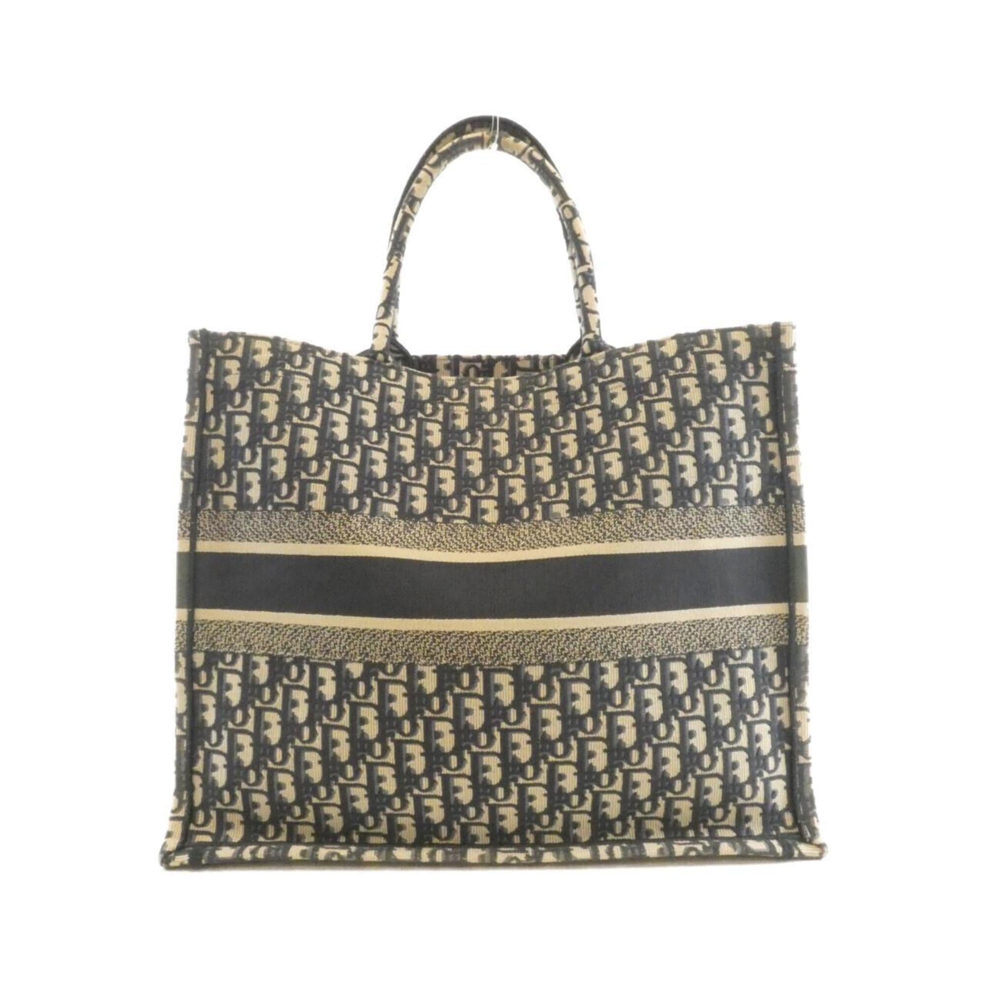 Christian Dior Blue Canvas Handbag (Pre-Owned)