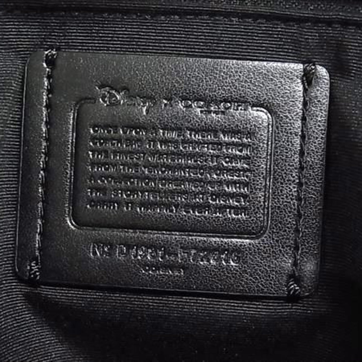 Coach Black Brown Pvc Backpack (Pre-Owned)