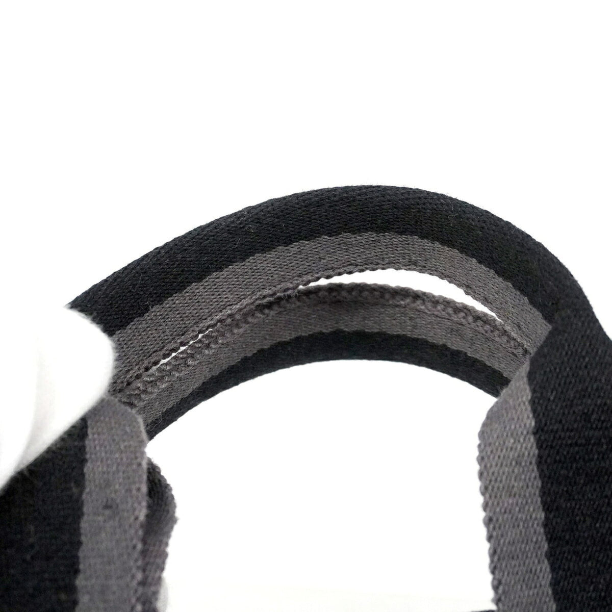 Hermes Black Canvas Tote Bag (Pre-Owned)