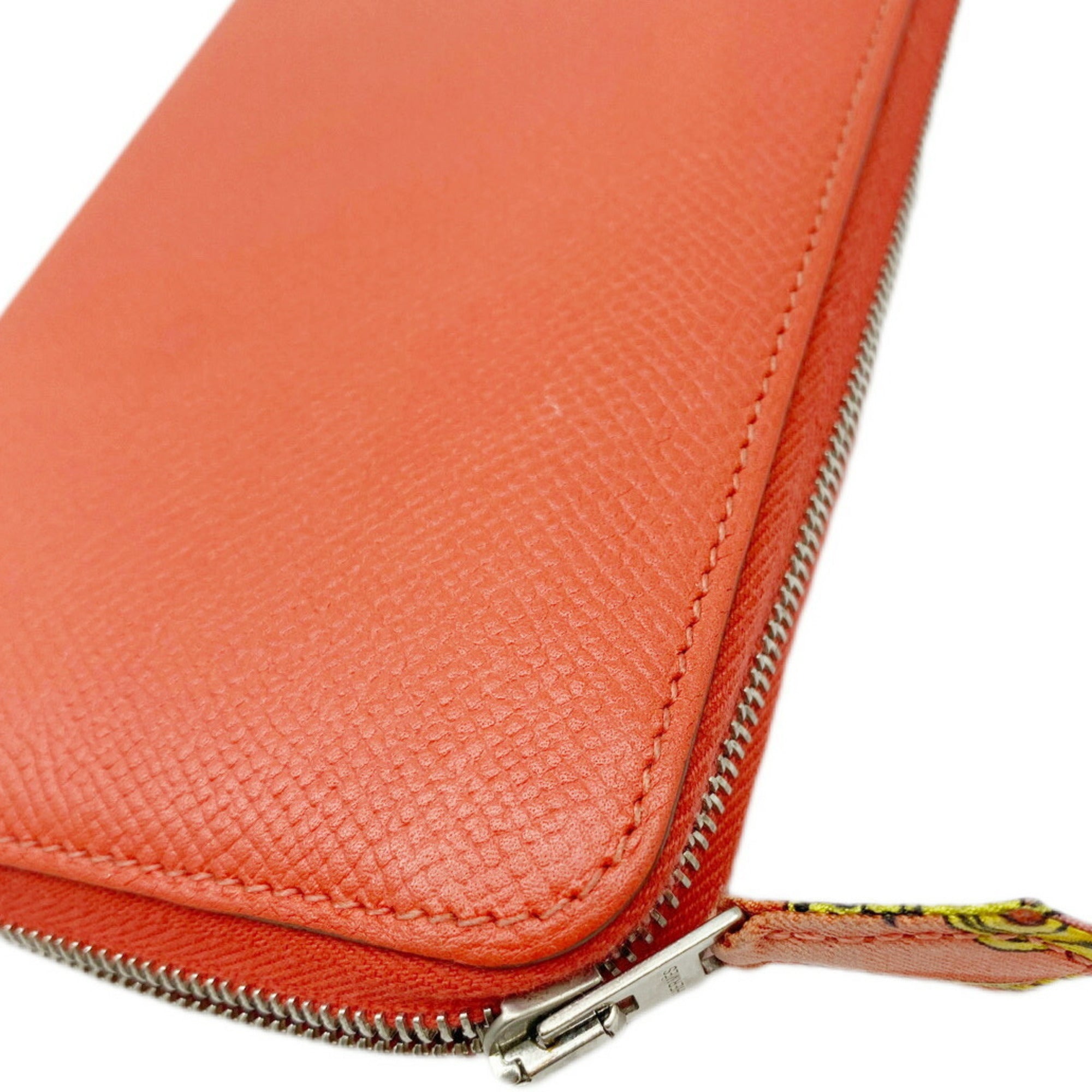 Hermes Silk'in Rose Jaipur Epsom Leather Long Wallet (Bi-Fold) (Pre-Owned)