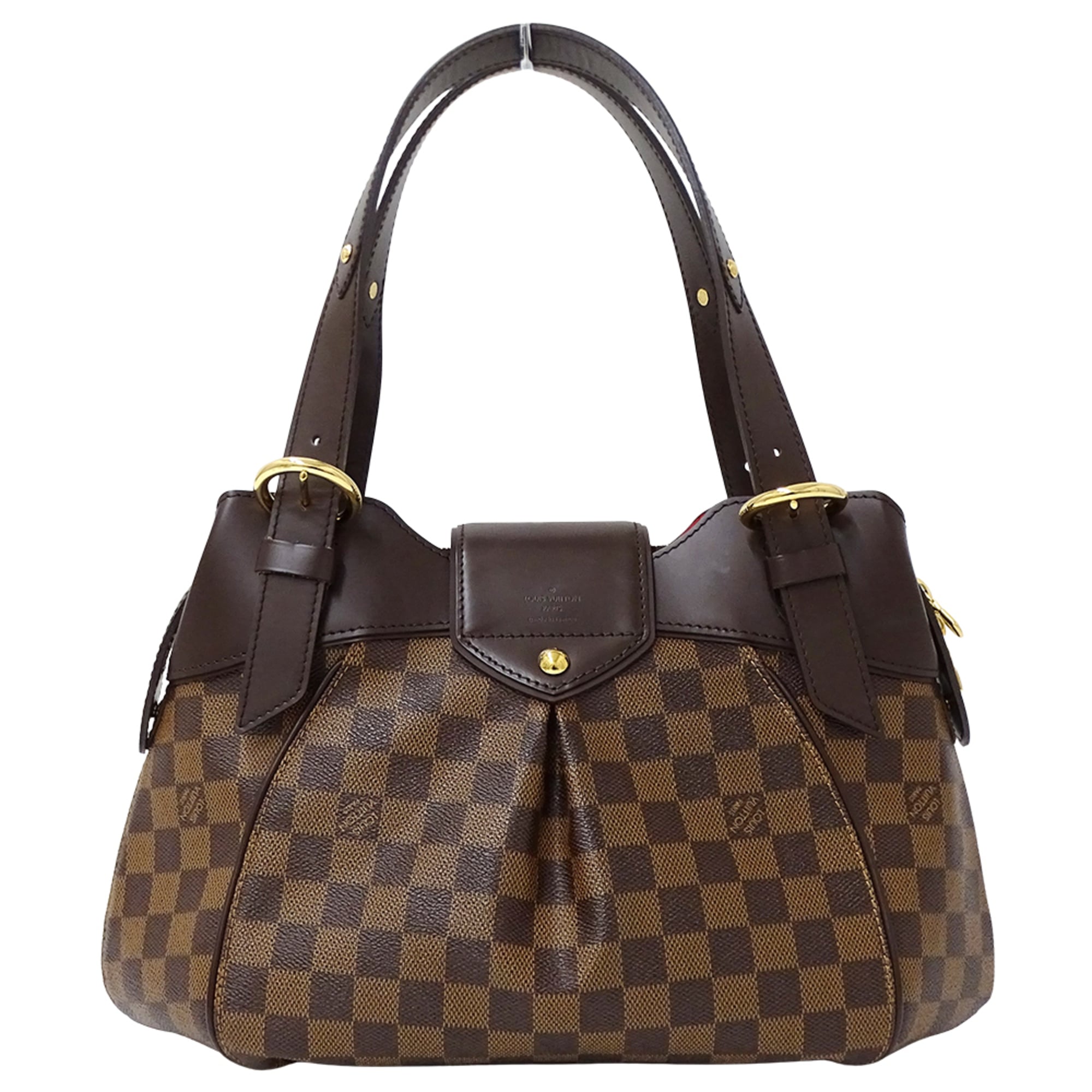Louis Vuitton Brown Damier Canvas Handbag Shoulder Bag (Pre-Owned)