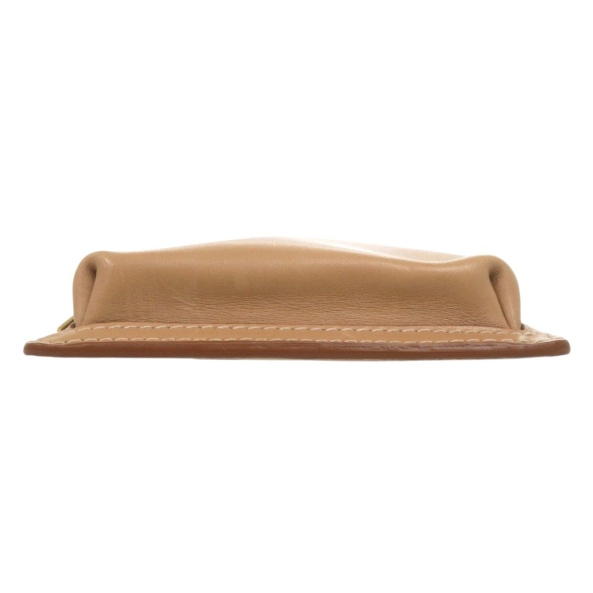 Yves Saint Laurent Beige Leather Shoulder Bag (Pre-Owned)
