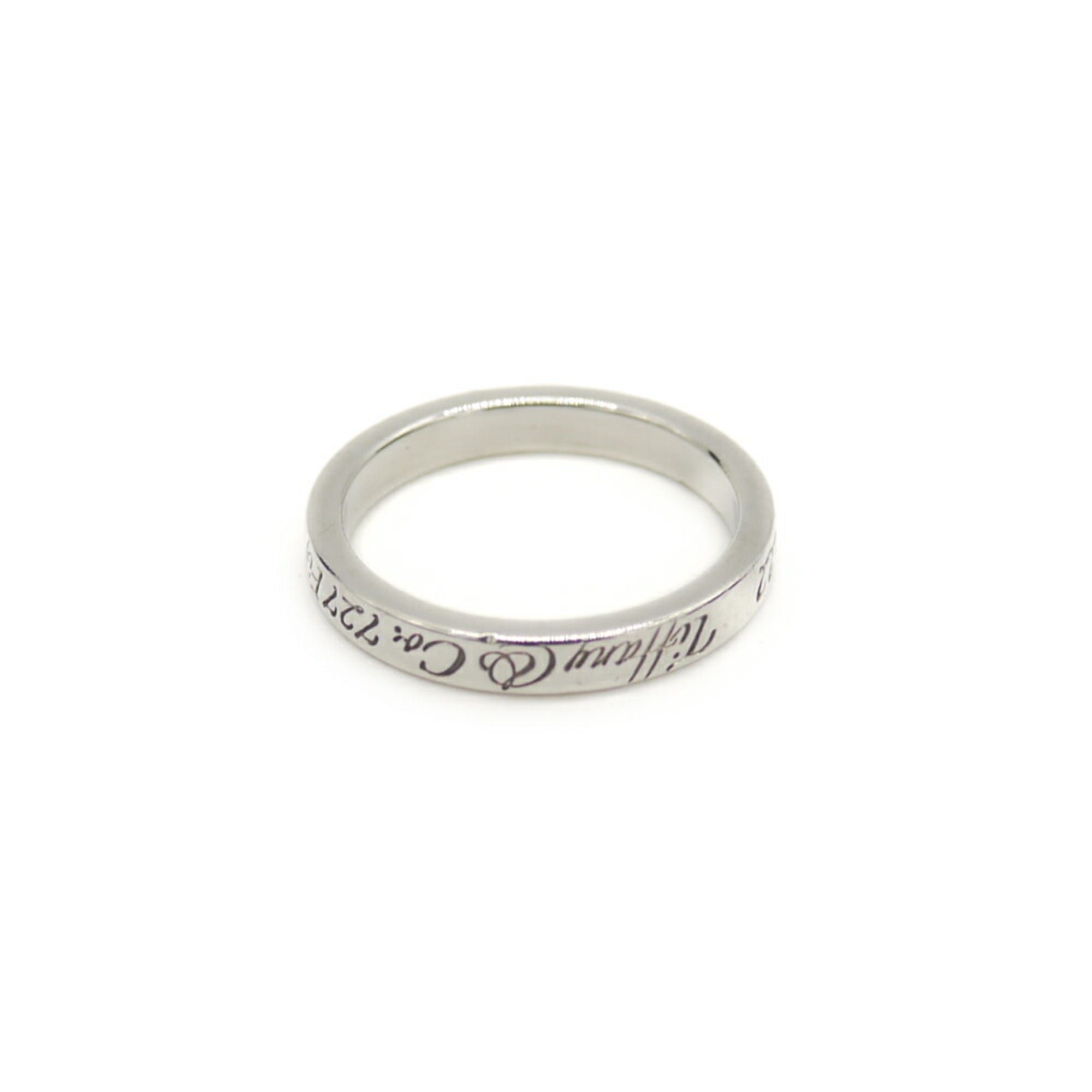Tiffany Silver 925 Band Ring (Pre-Owned)