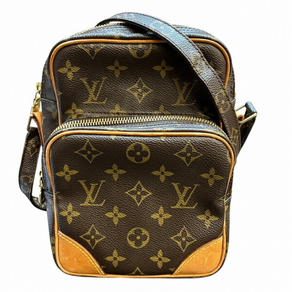 Louis Vuitton Brown Monogram Handbag Shoulder Bag (Pre-Owned)