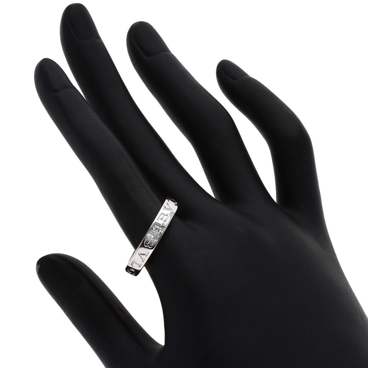Bvlgari White Gold (18K) Band Ring (Pre-Owned)